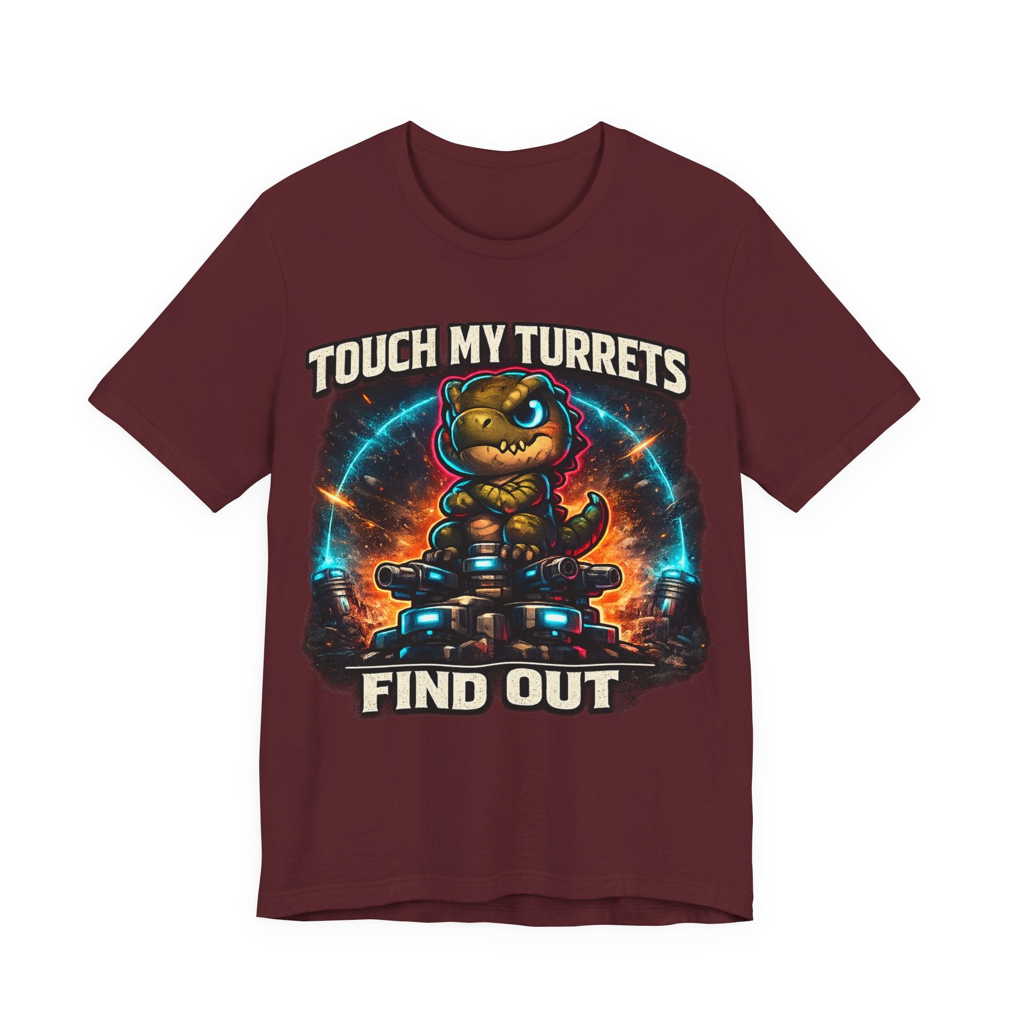 Touch My Turrets, Find Out T-Shirt (Style B) — Quietly Ascended