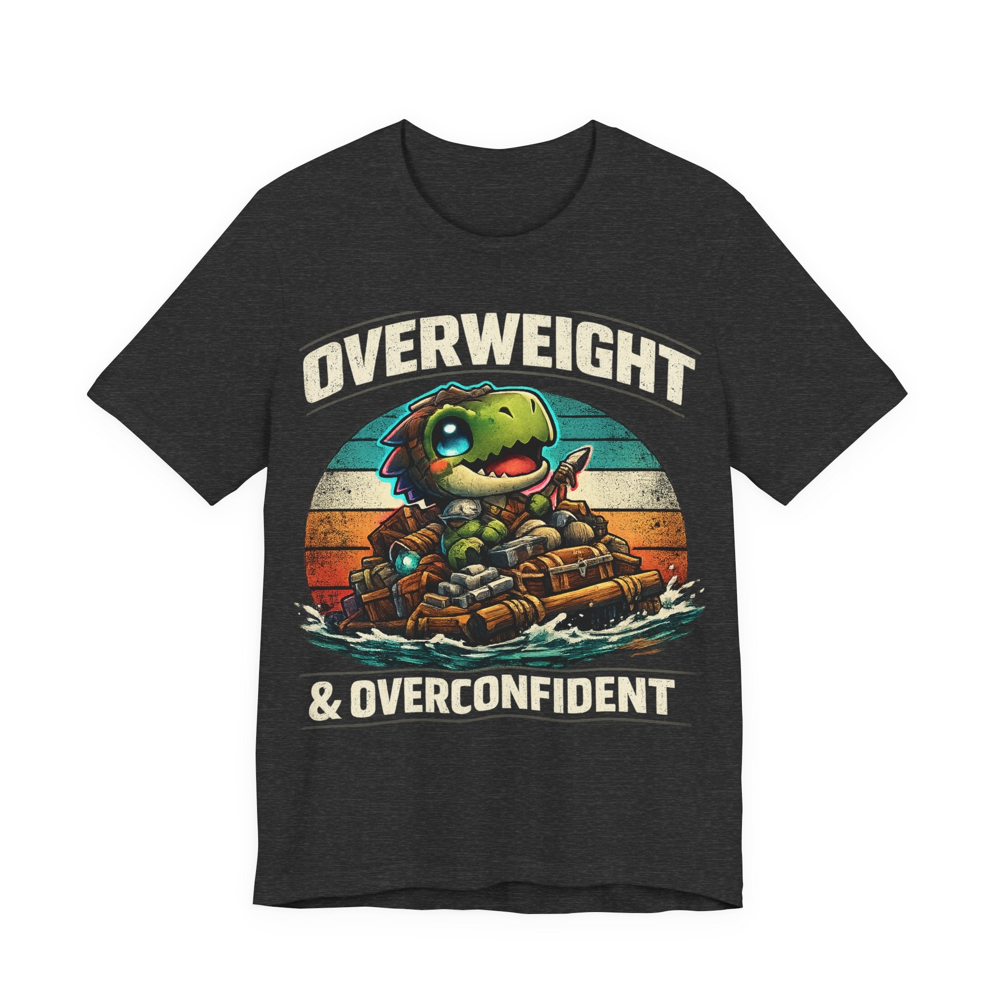 Overweight & Overconfident T-Shirt (Style B) — Quietly Ascended