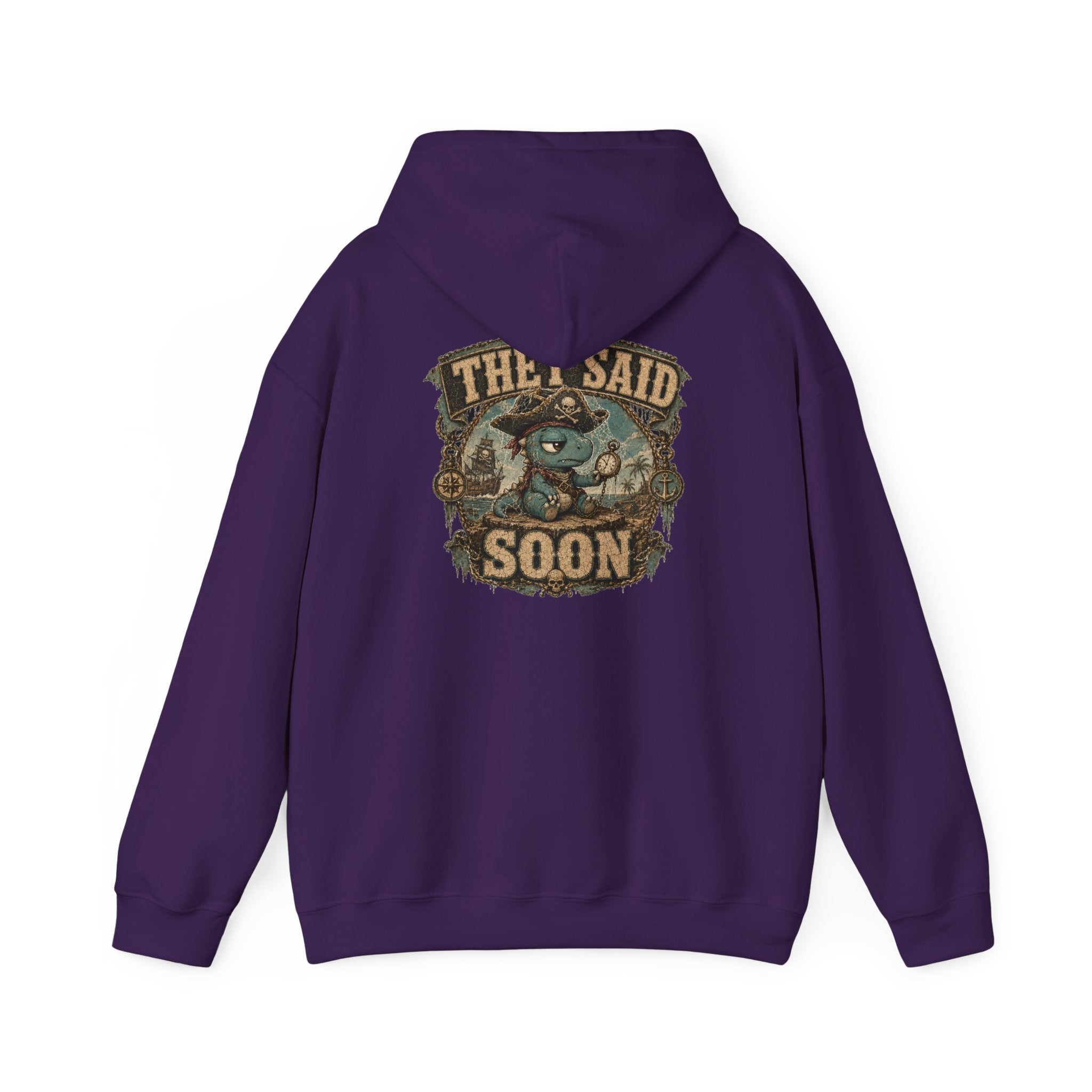 They Said Soon™ — Cobweb Captain Hoodie — Quietly Ascended