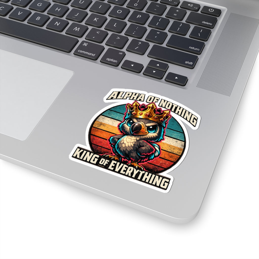 Alpha of Nothing, King of Everything Vinyl Sticker — Quietly Ascended