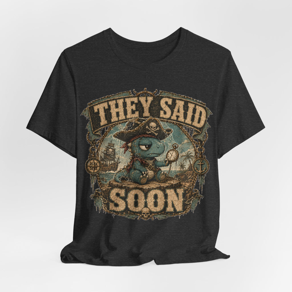 They Said Soon™ — Cobweb Captain Tee — Quietly Ascended