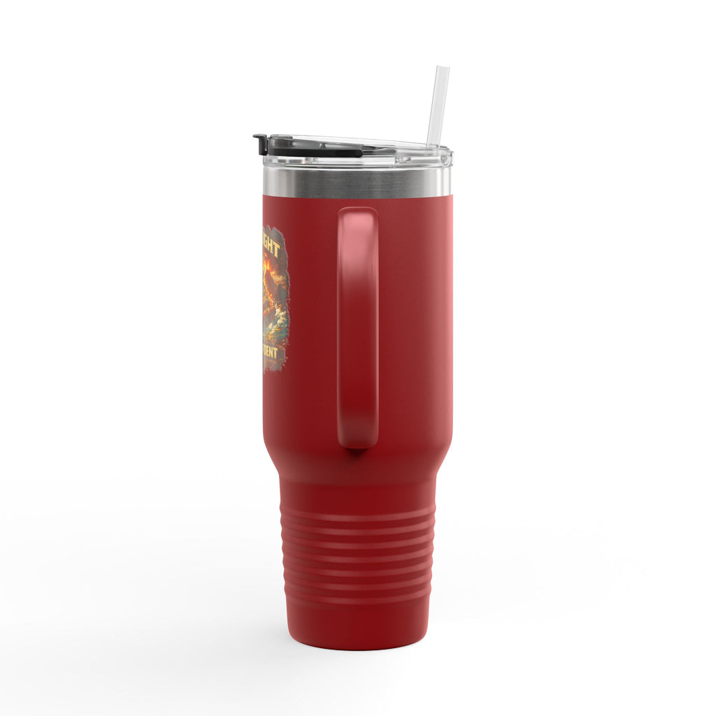 Overweight & Overconfident 40oz Insulated Tumbler — Quietly Ascended