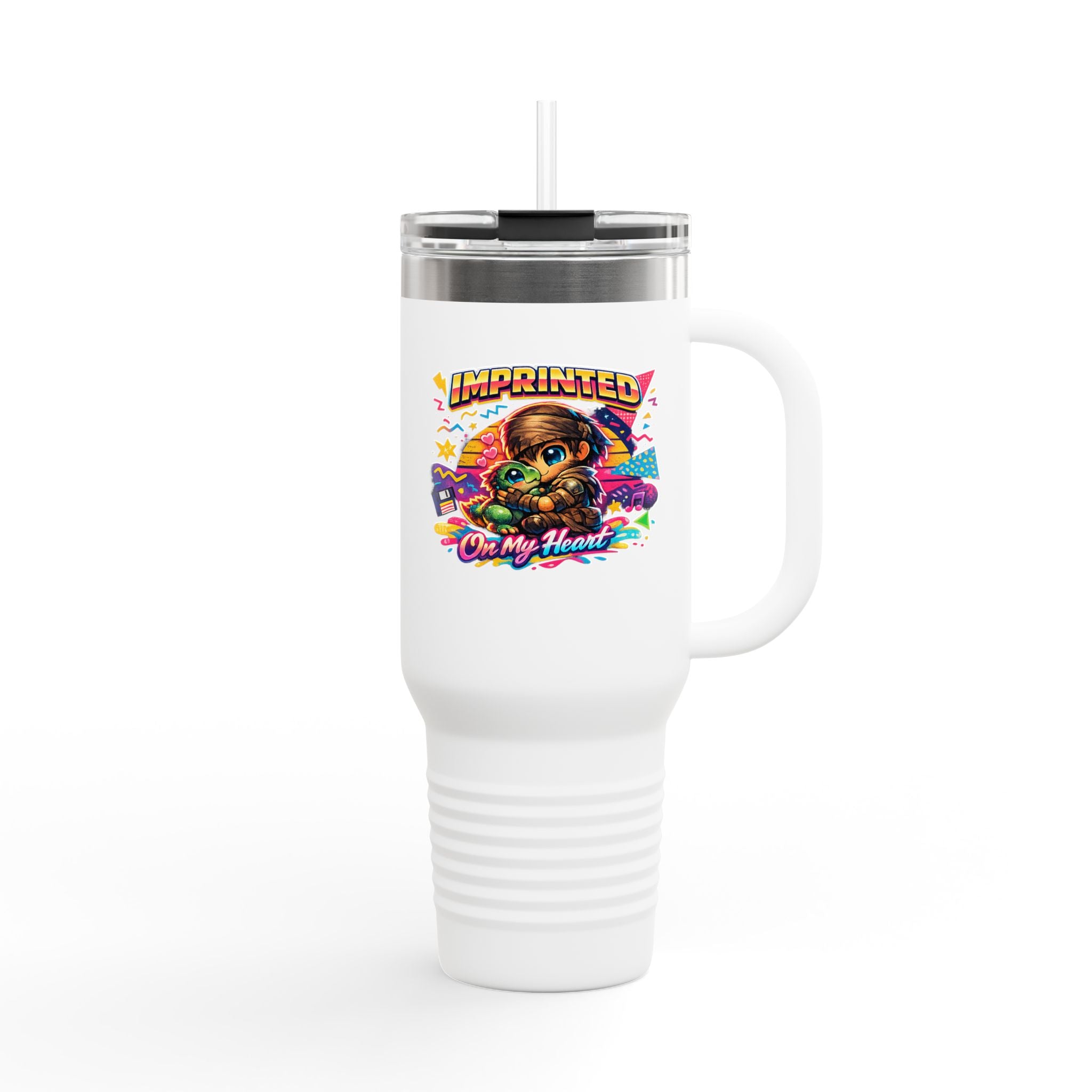 Imprinted on My Heart 40oz Insulated Tumbler — Quietly Ascended
