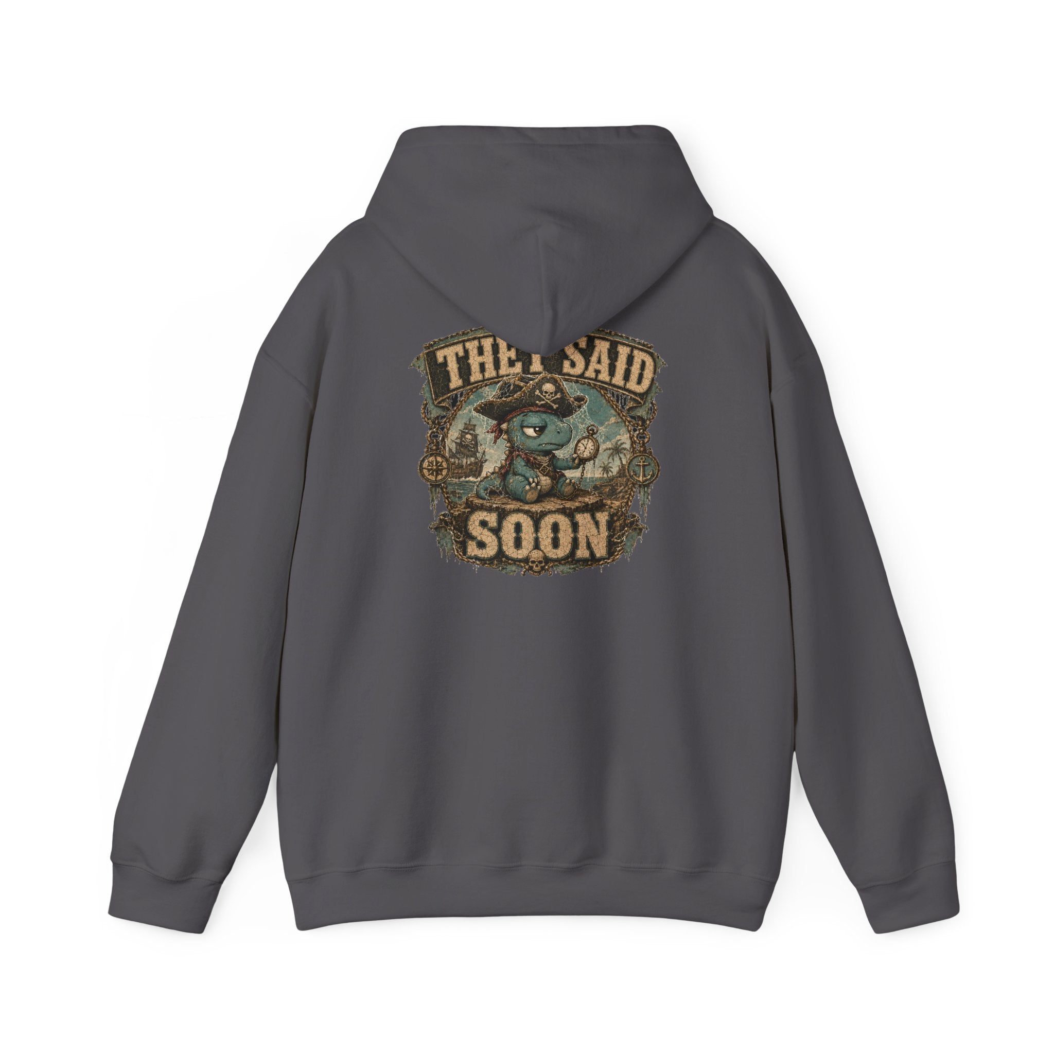 They Said Soon™ — Cobweb Captain Hoodie — Quietly Ascended
