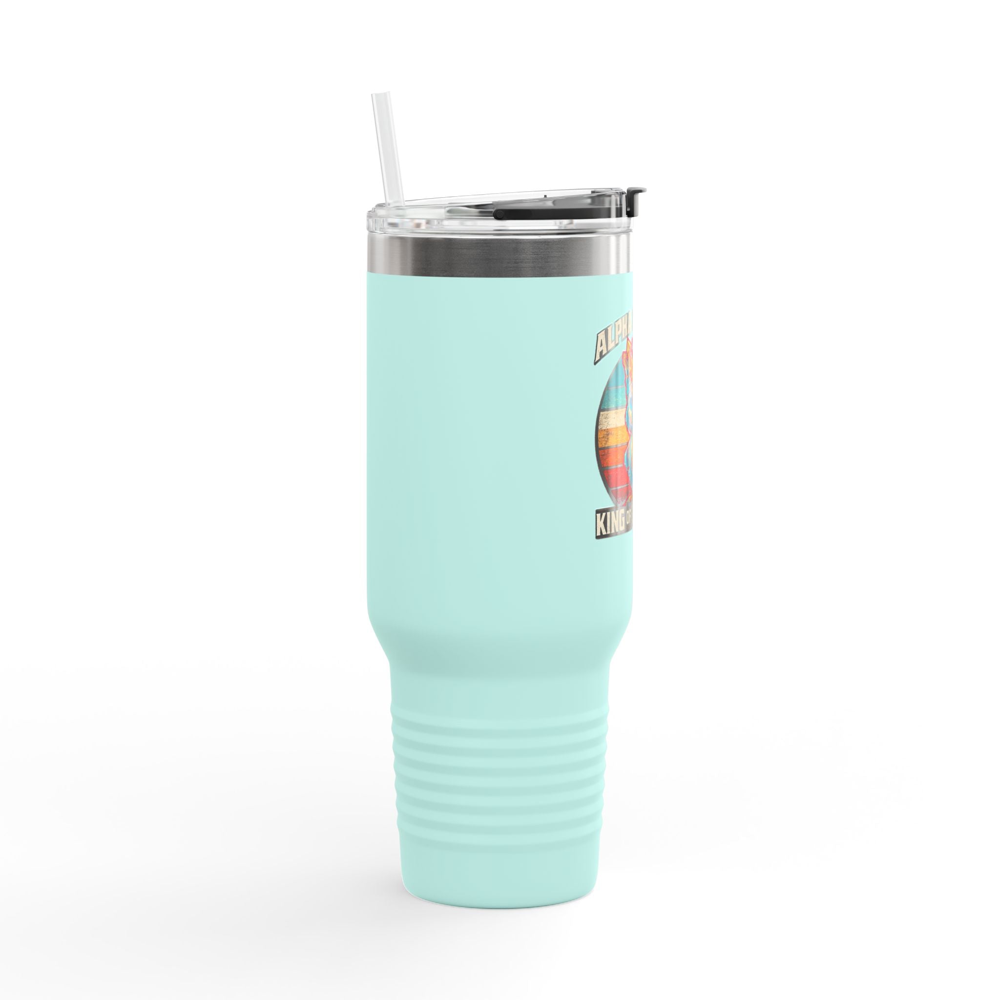 Alpha of Nothing, King of Everything 40oz Insulated Tumbler — Quietly Ascended