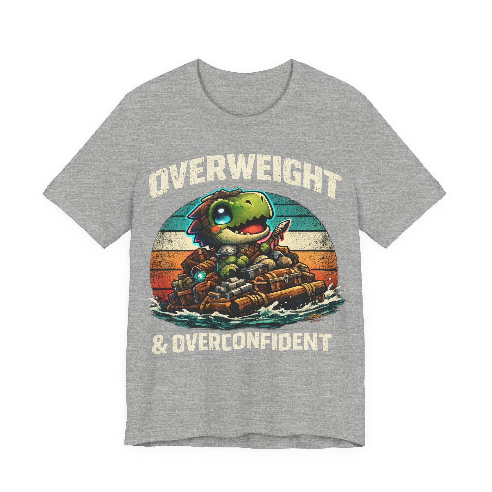 Overweight & Overconfident T-Shirt (Style B) — Quietly Ascended