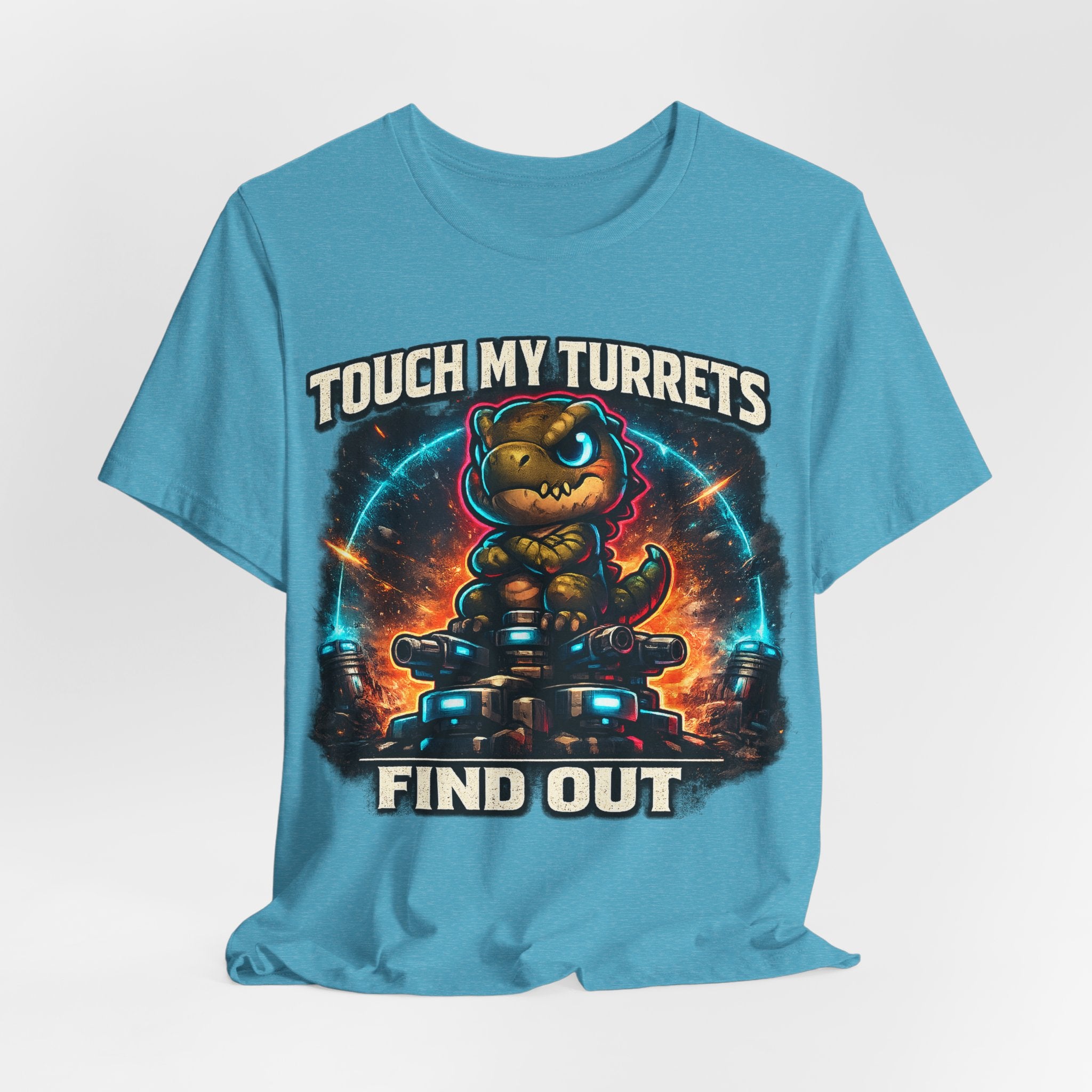 Touch My Turrets, Find Out T-Shirt (Style B) — Quietly Ascended