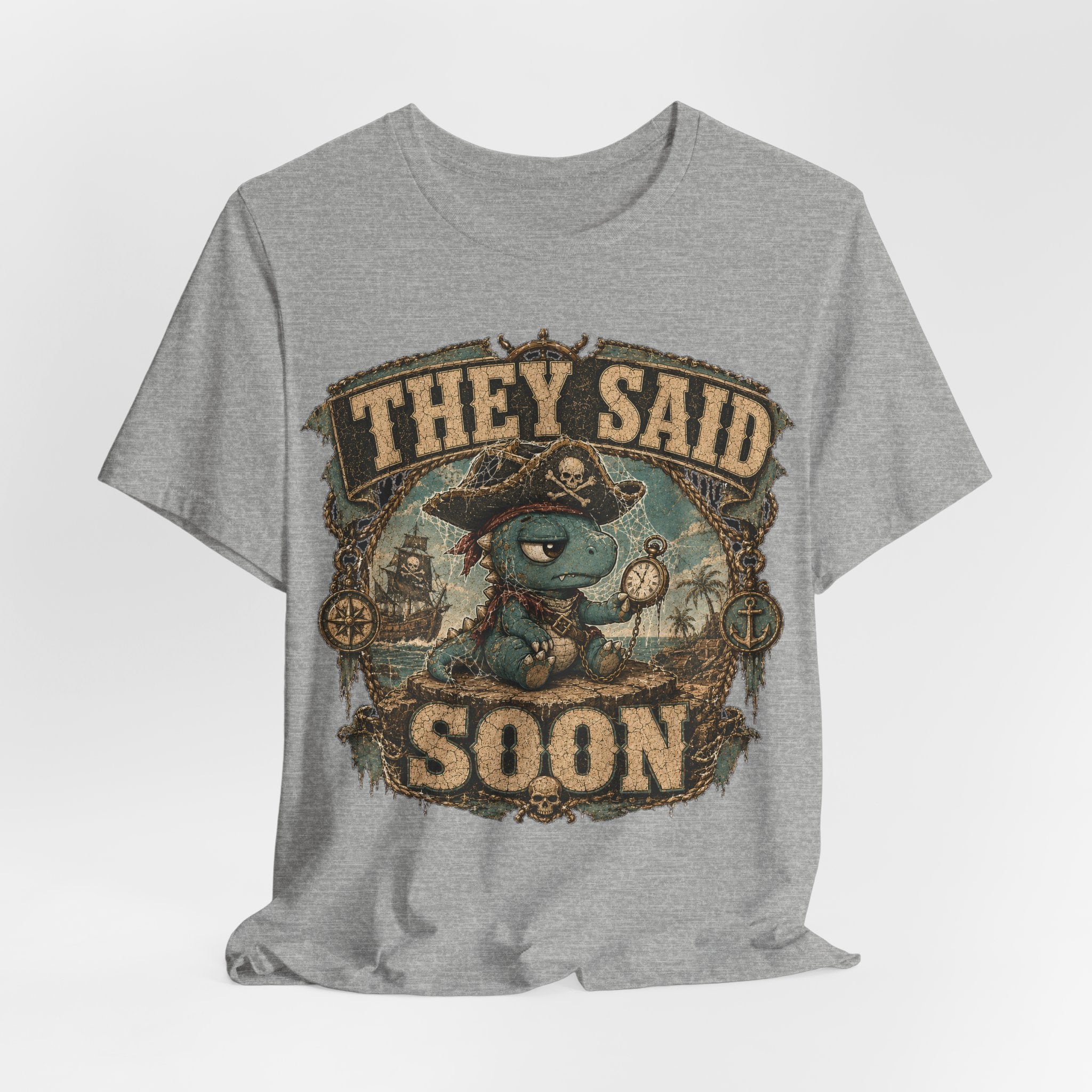 They Said Soon™ — Cobweb Captain Tee — Quietly Ascended
