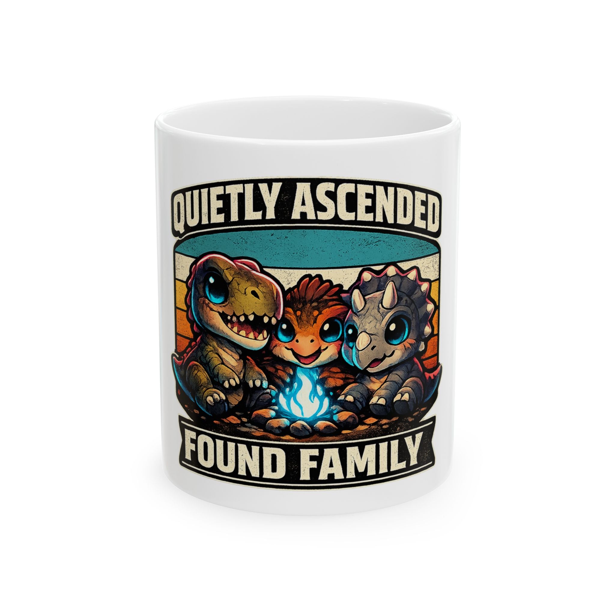 Found Family Ceramic Mug — Quietly Ascended