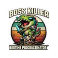 Boss Killer, Bedtime Procrastinator Vinyl Sticker — Quietly Ascended