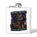 Pirate Dinosaur Flask – "Yo Ho Yo Ho a Dino Life For Me" 6oz Stainless Steel Hip Flask