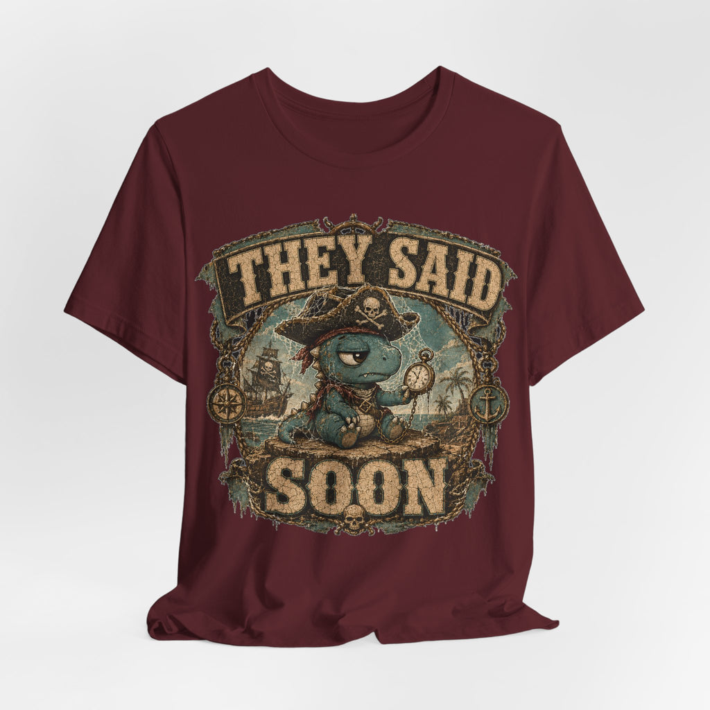 They Said Soon™ — Cobweb Captain Tee — Quietly Ascended