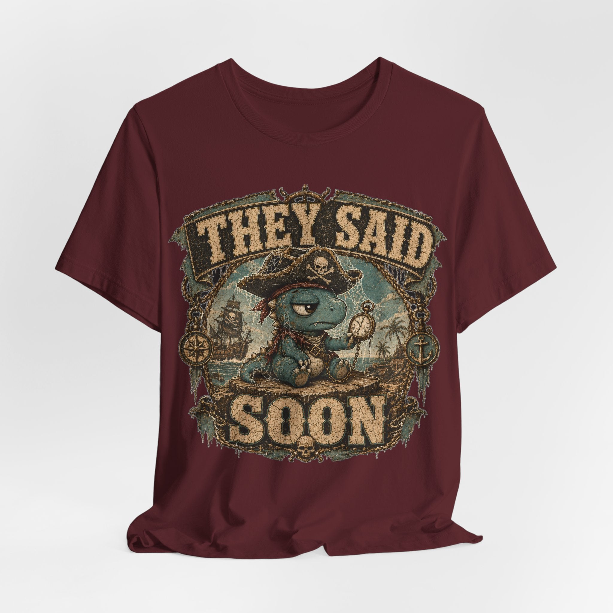 They Said Soon™ — Cobweb Captain Tee — Quietly Ascended
