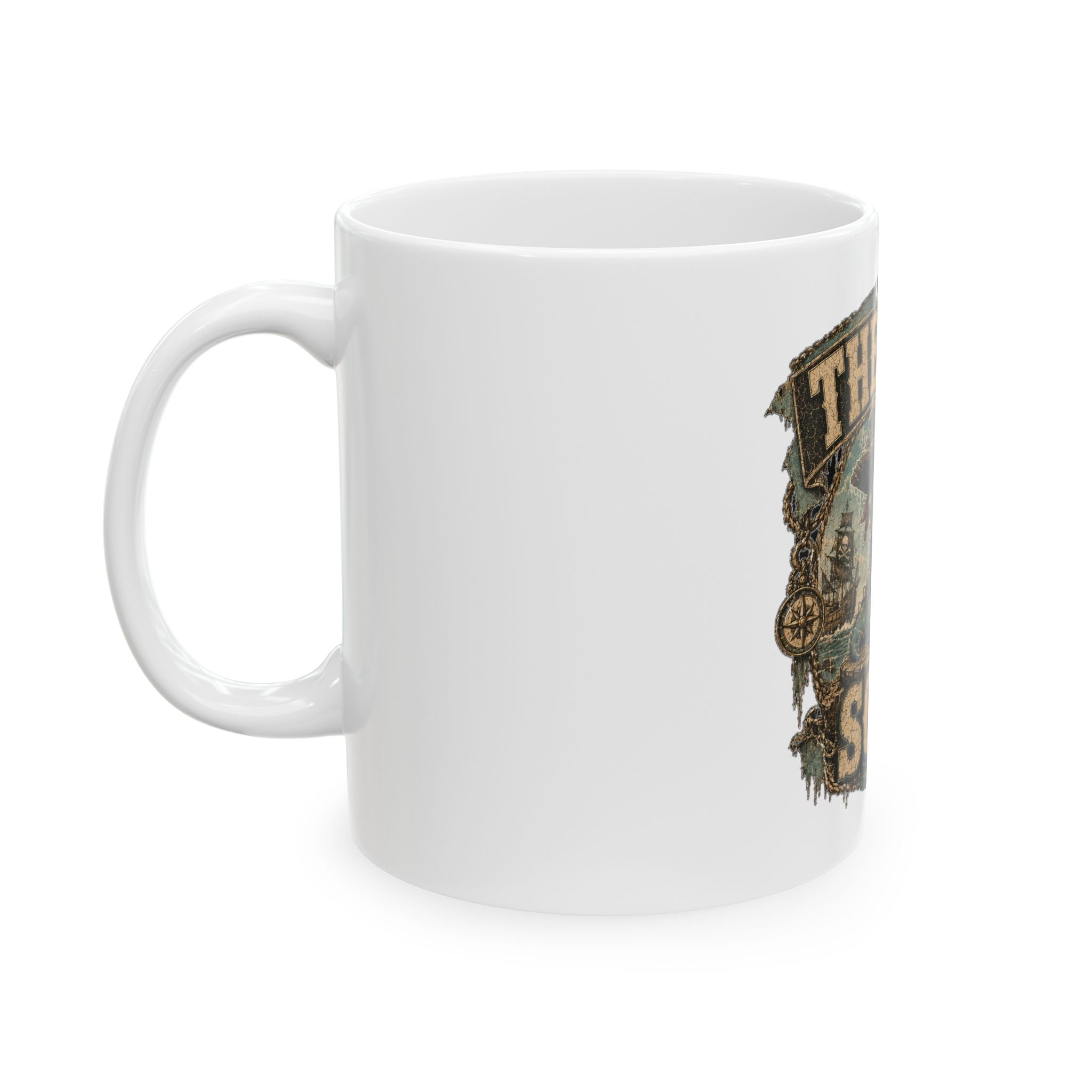 They Said Soon™ — Cobweb Captain Mug — Quietly Ascended