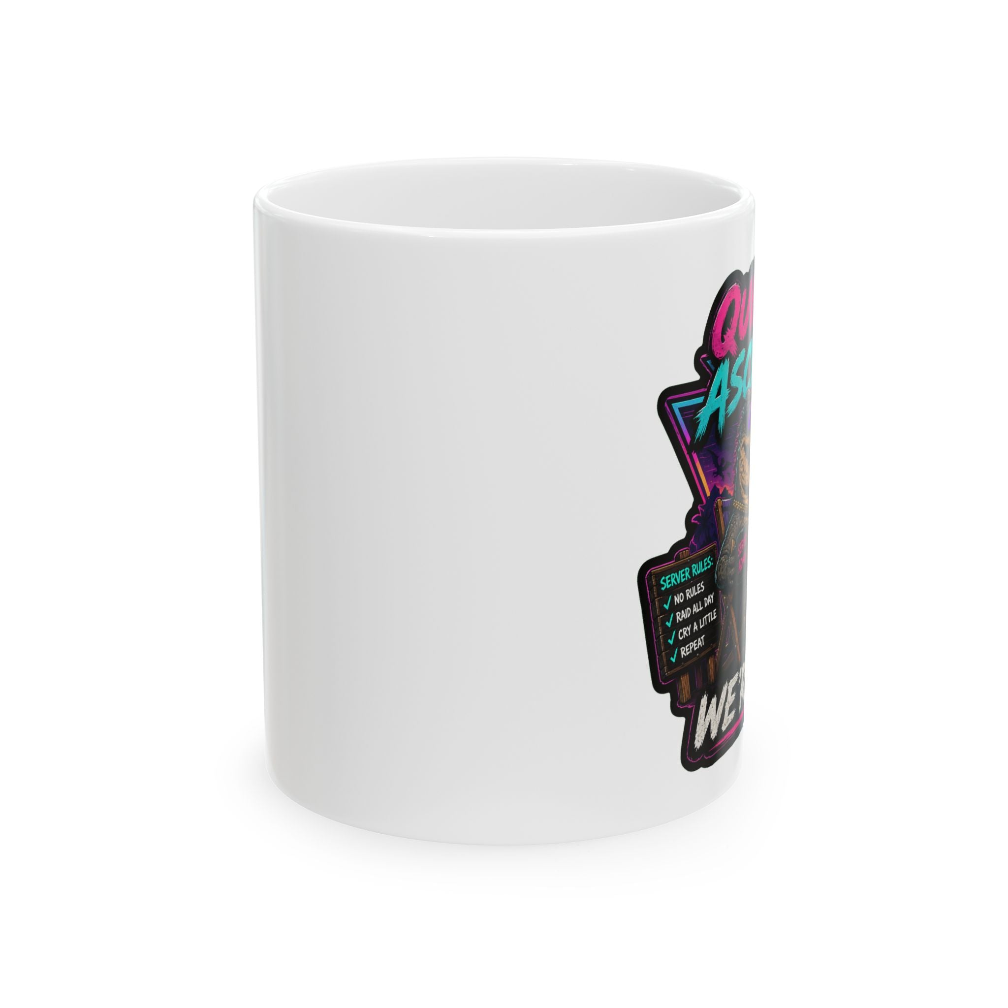 Funny Ceramic Mug (11oz, 15oz) – Humorous Coffee Cup for Home & Office