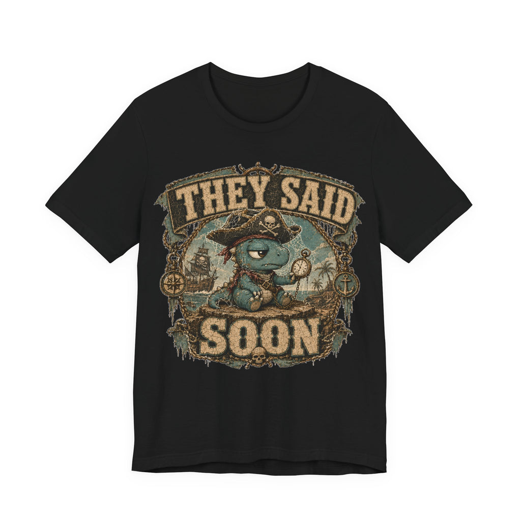 They Said Soon™ — Cobweb Captain Tee — Quietly Ascended