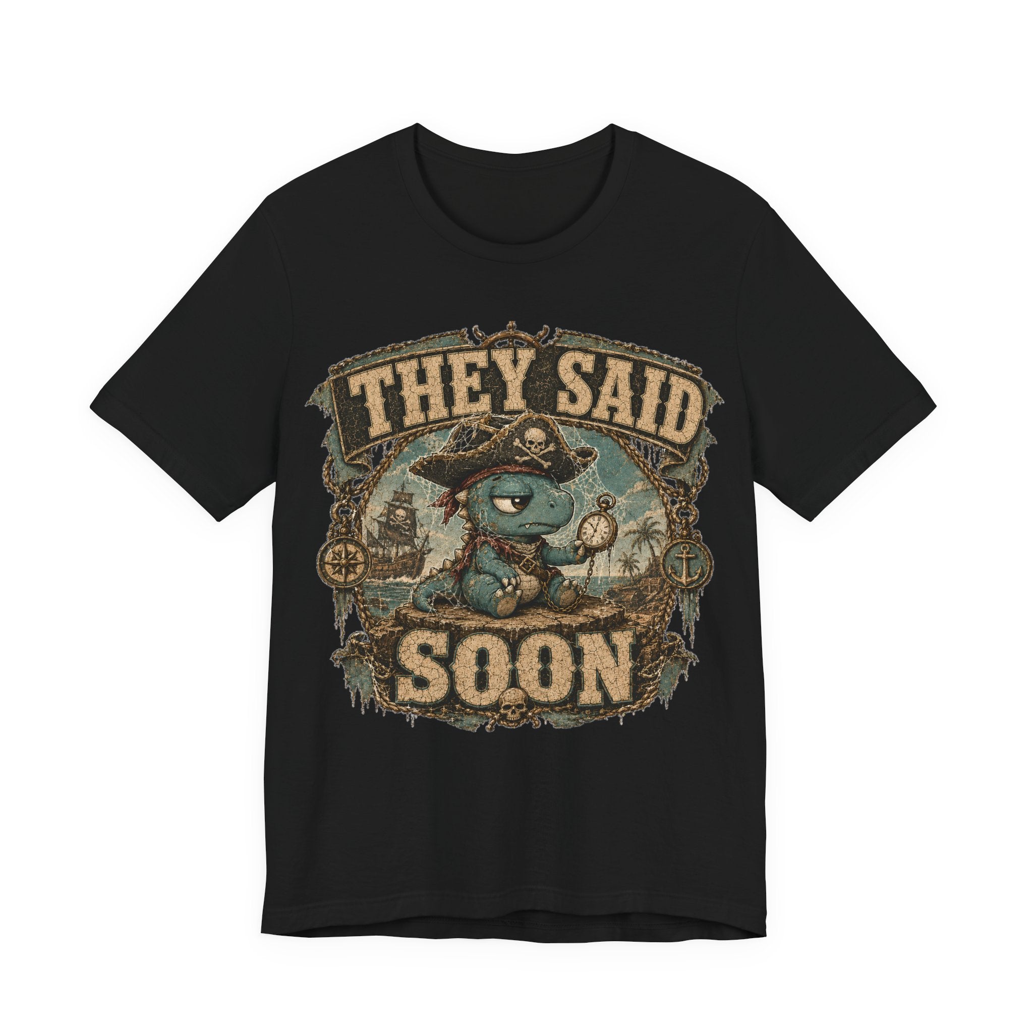 They Said Soon™ — Cobweb Captain Tee — Quietly Ascended