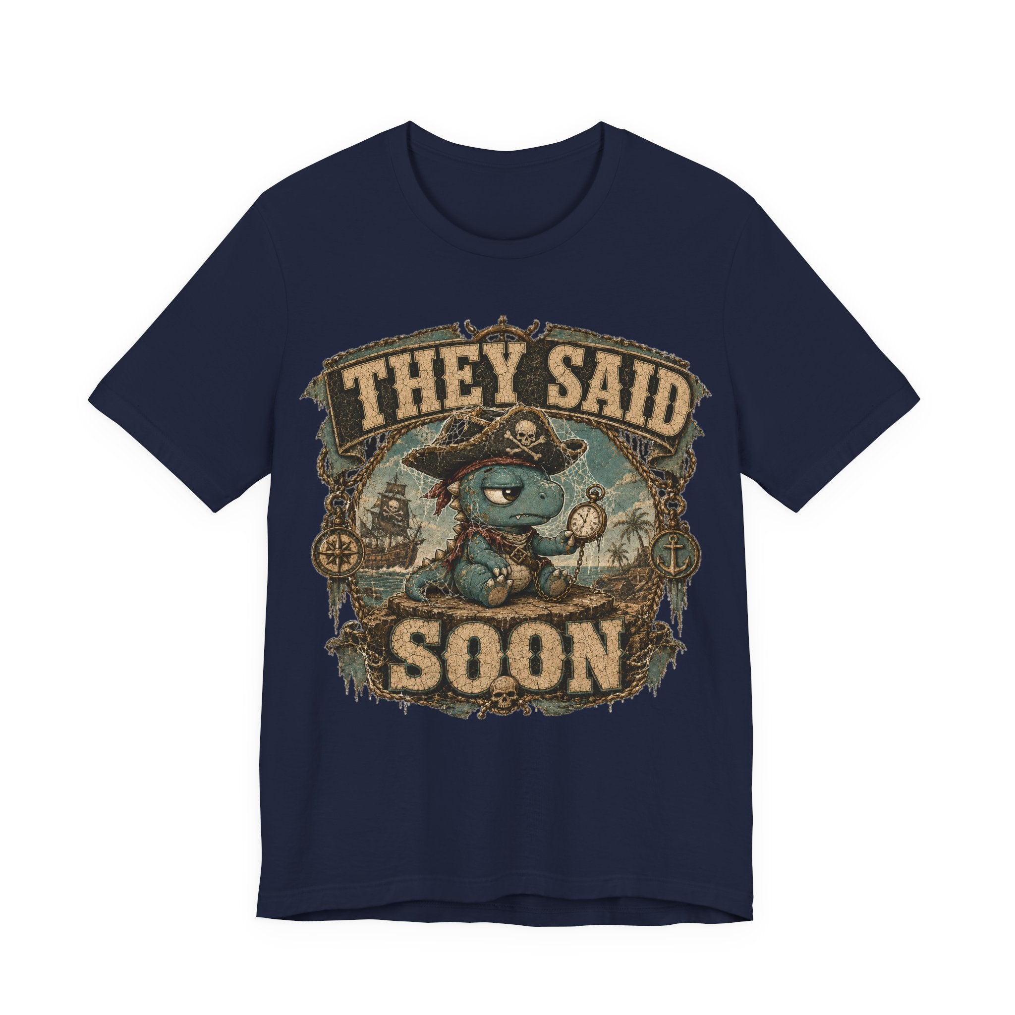 They Said Soon™ — Cobweb Captain Tee — Quietly Ascended