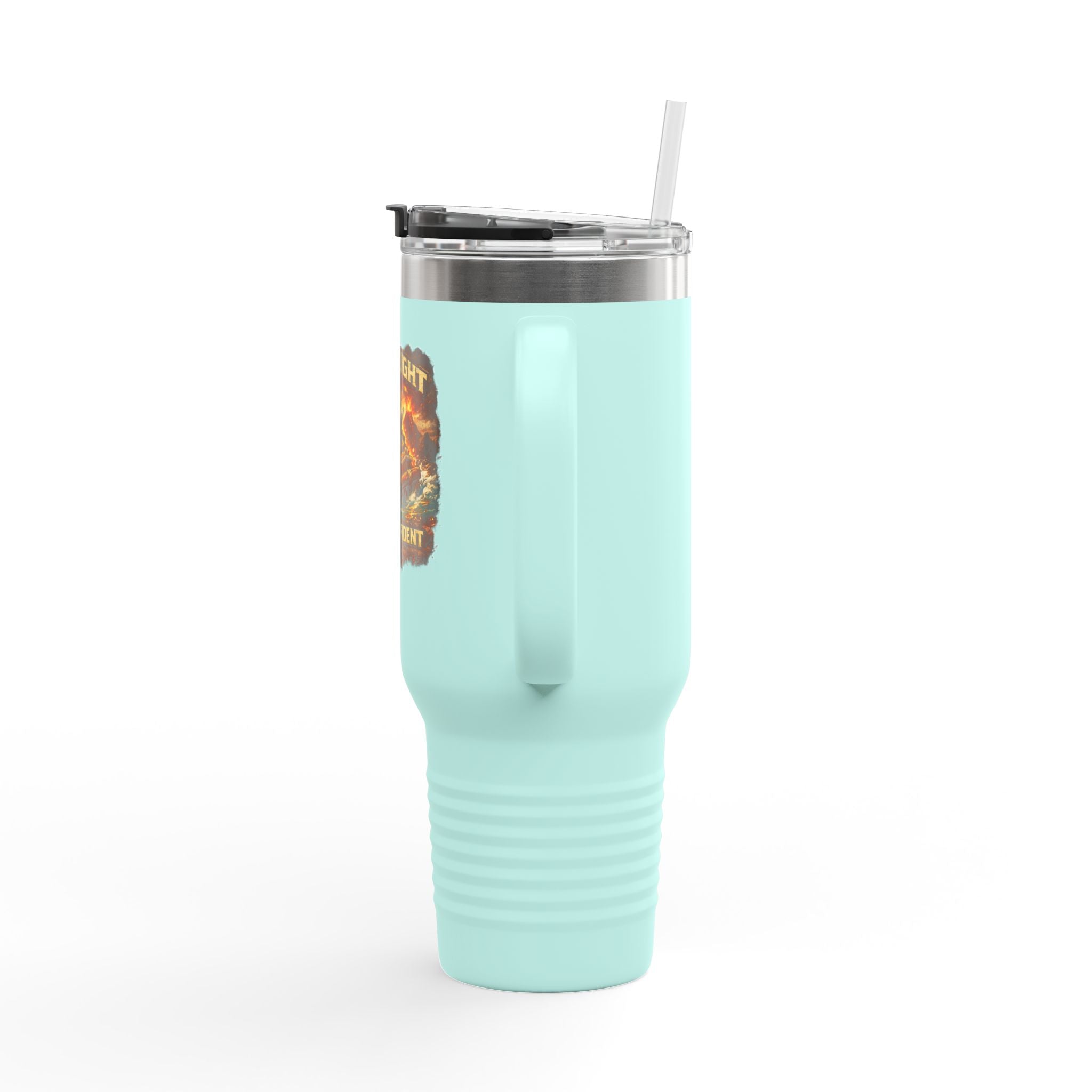 Overweight & Overconfident 40oz Insulated Tumbler — Quietly Ascended
