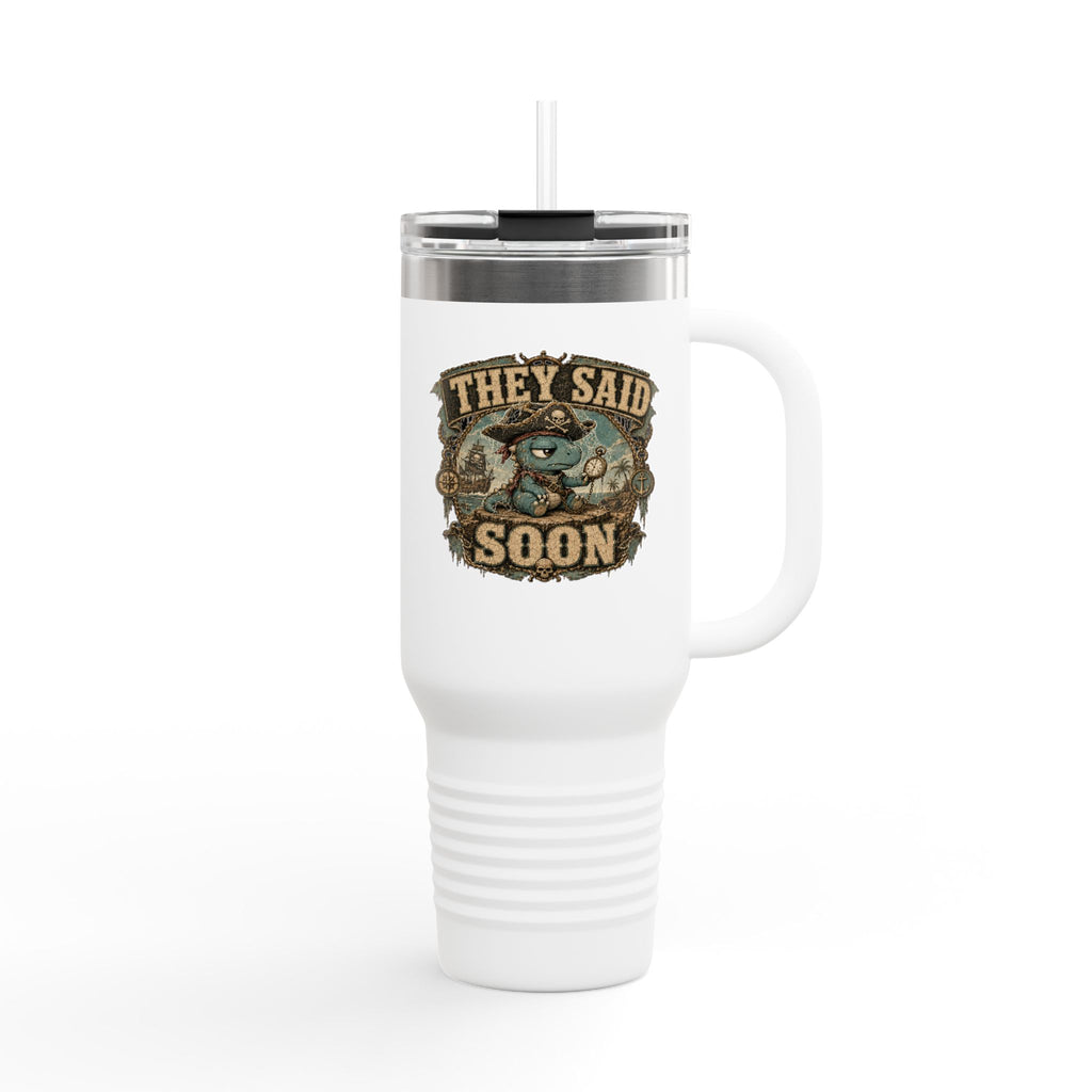 They Said Soon™ — Cobweb Captain Tumbler — Quietly Ascended