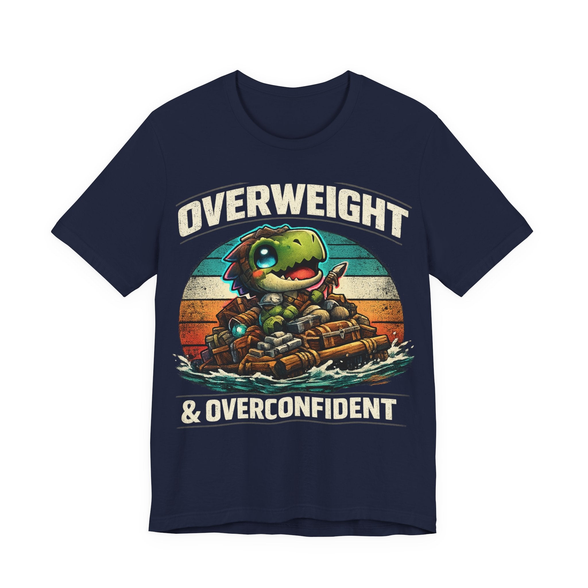 Overweight & Overconfident T-Shirt (Style B) — Quietly Ascended
