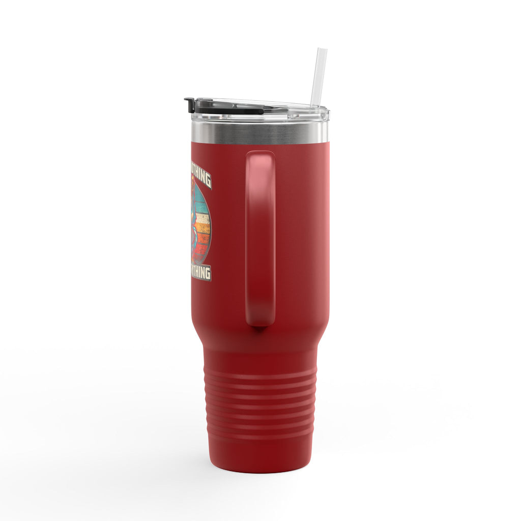Alpha of Nothing, King of Everything 40oz Insulated Tumbler — Quietly Ascended