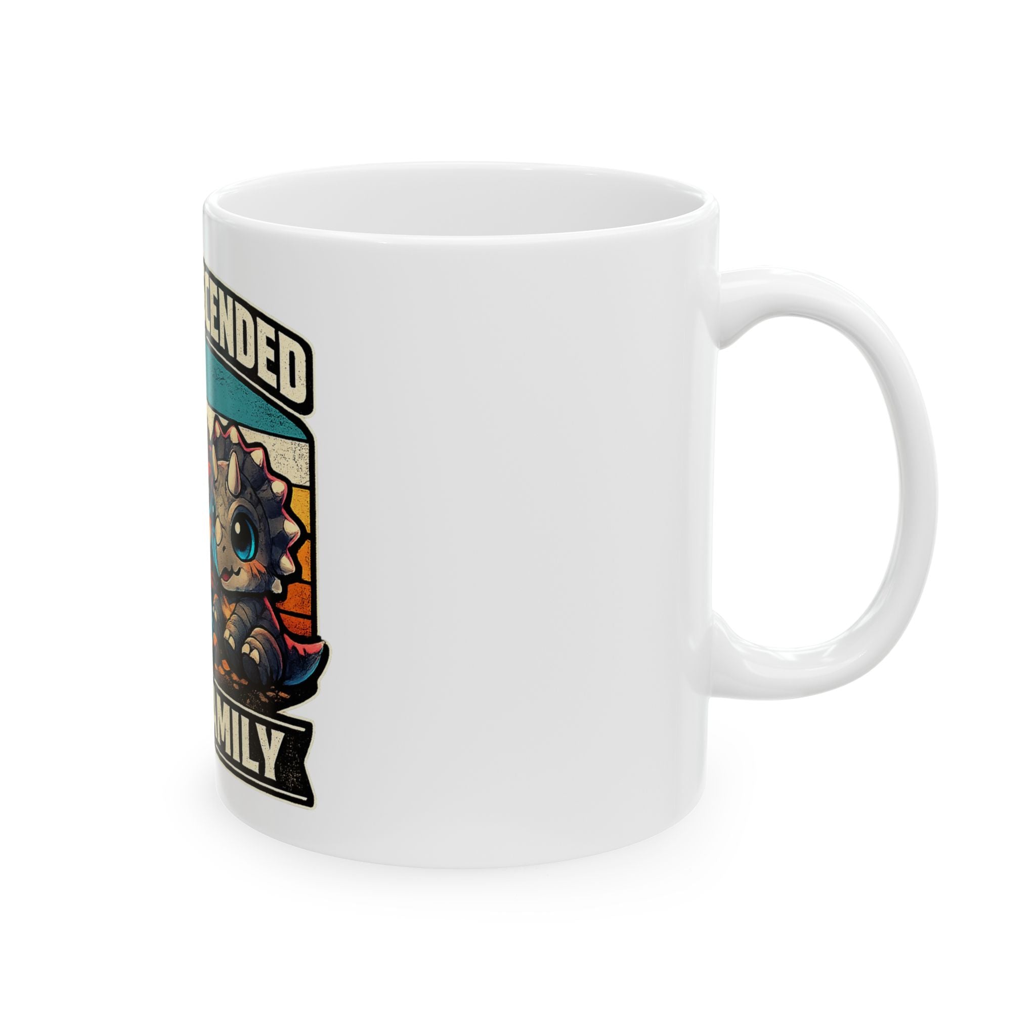 Found Family Ceramic Mug — Quietly Ascended