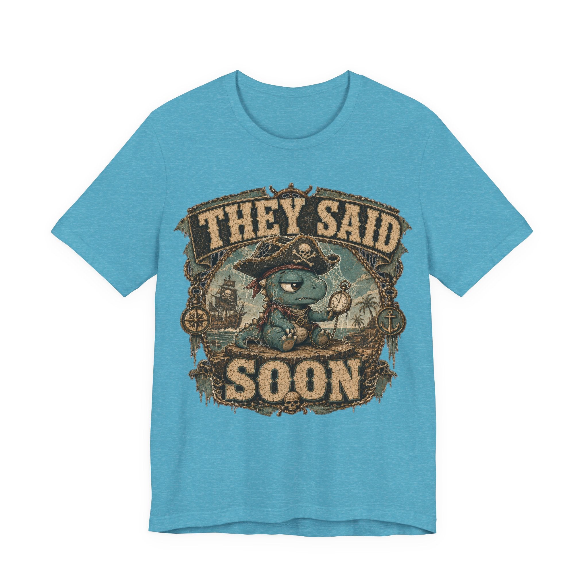 They Said Soon™ — Cobweb Captain Tee — Quietly Ascended