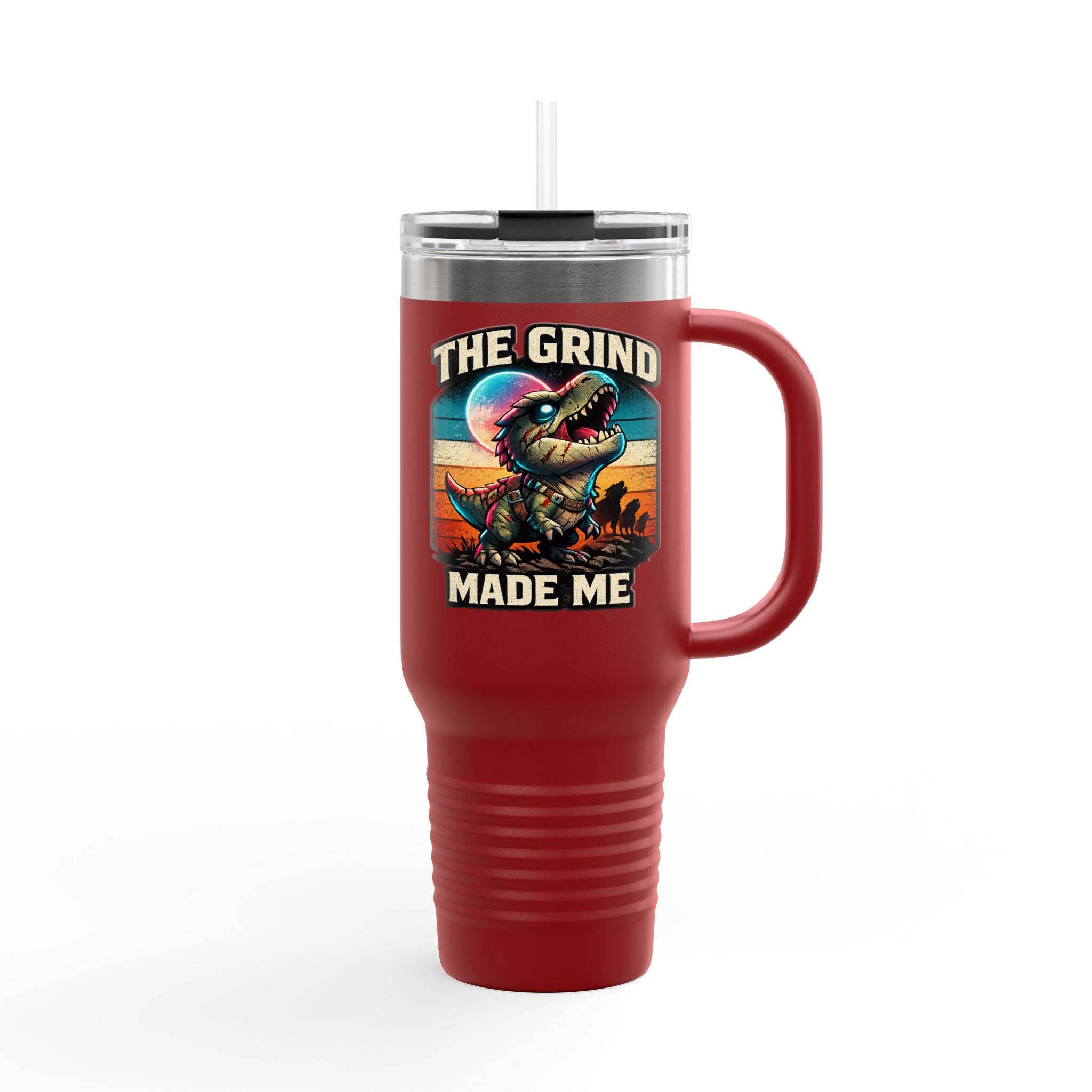 The Grind Made Me 40oz Insulated Tumbler — Quietly Ascended