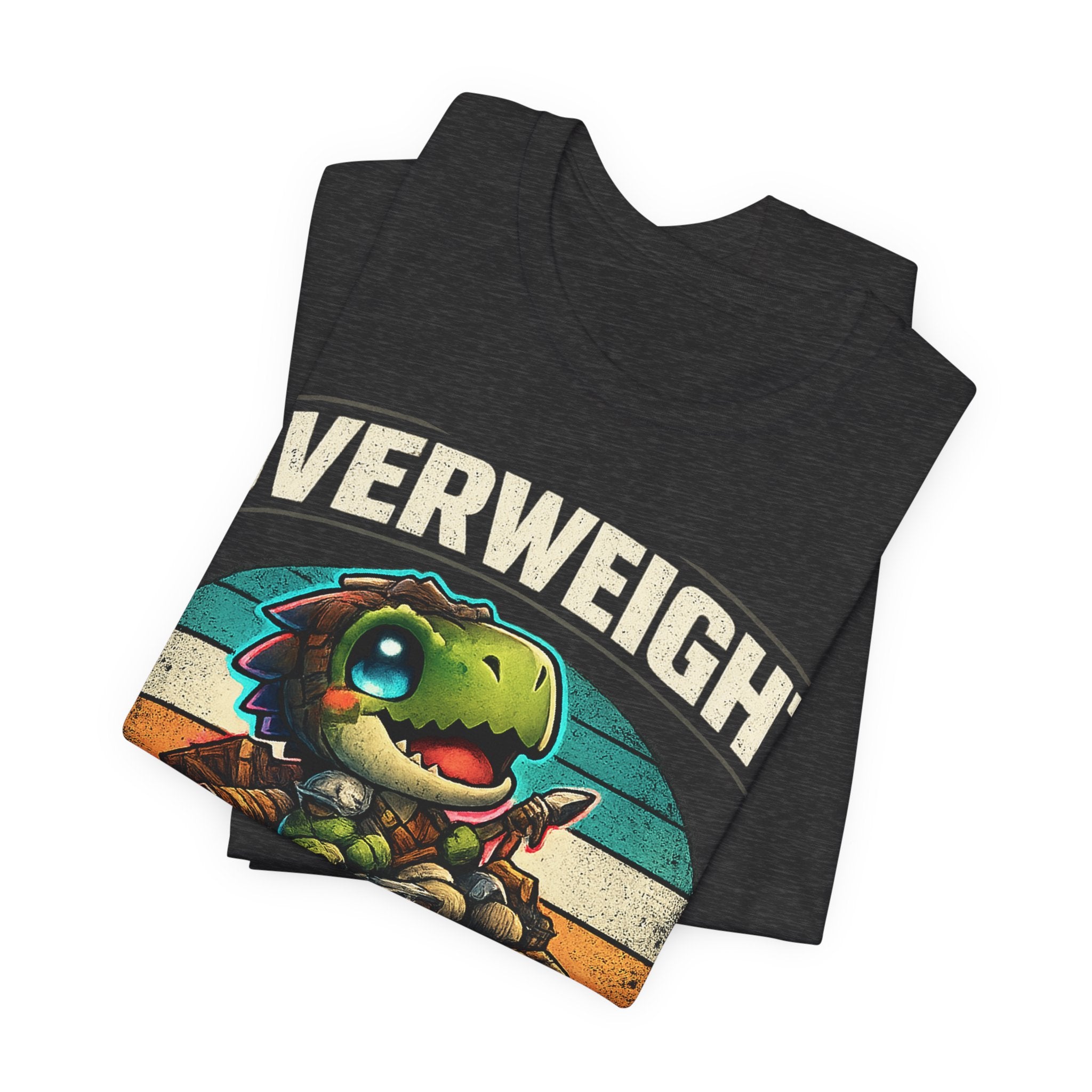 Overweight & Overconfident T-Shirt (Style B) — Quietly Ascended