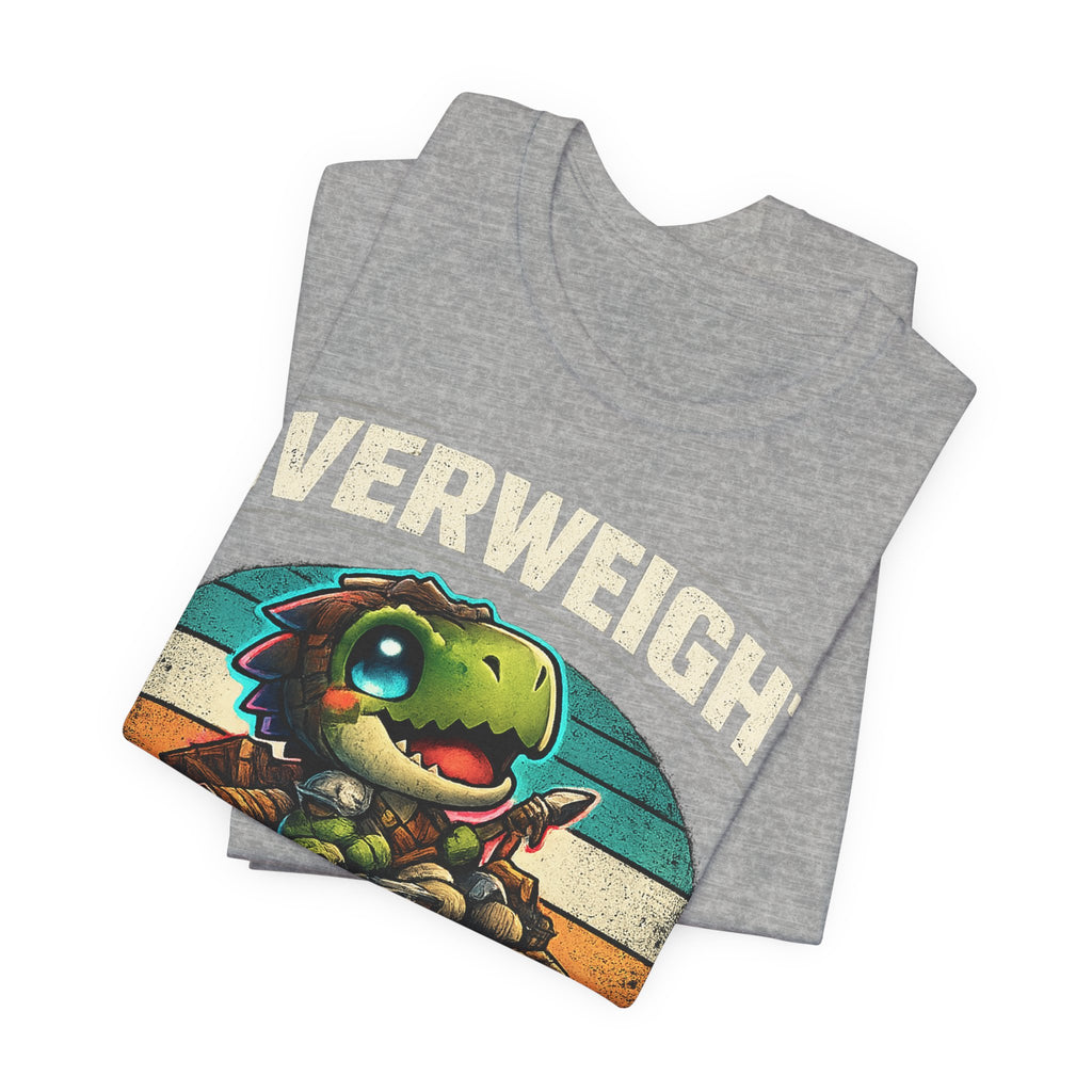 Overweight & Overconfident T-Shirt (Style B) — Quietly Ascended