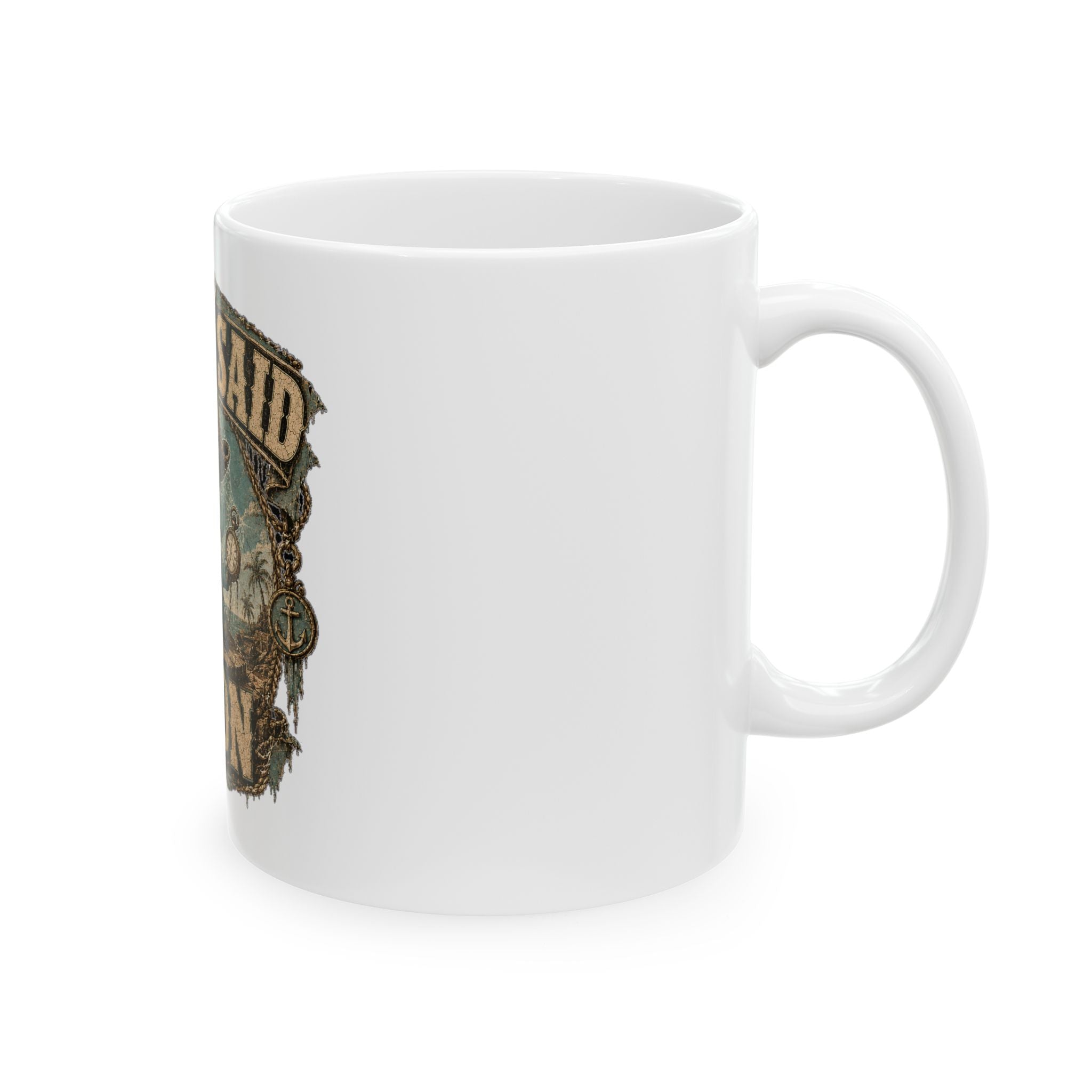They Said Soon™ — Cobweb Captain Mug — Quietly Ascended