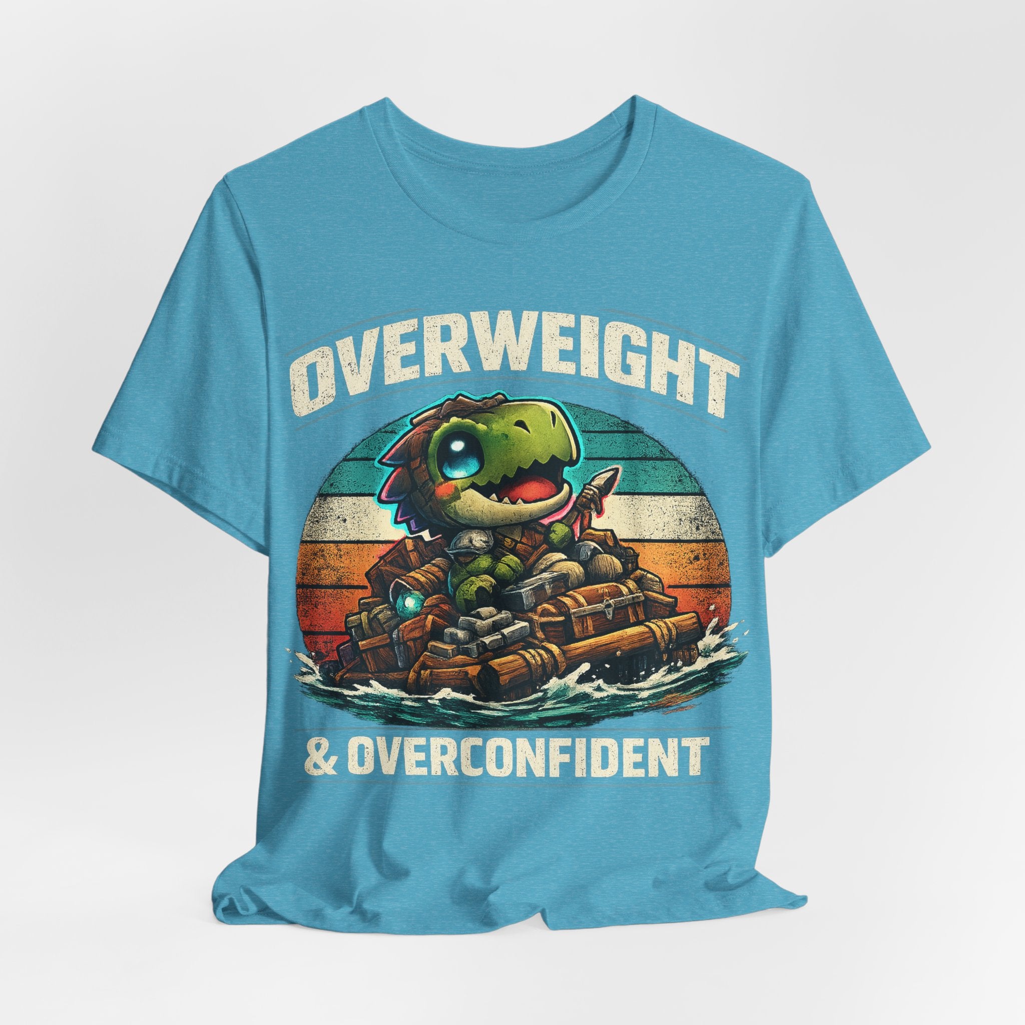 Overweight & Overconfident T-Shirt (Style B) — Quietly Ascended