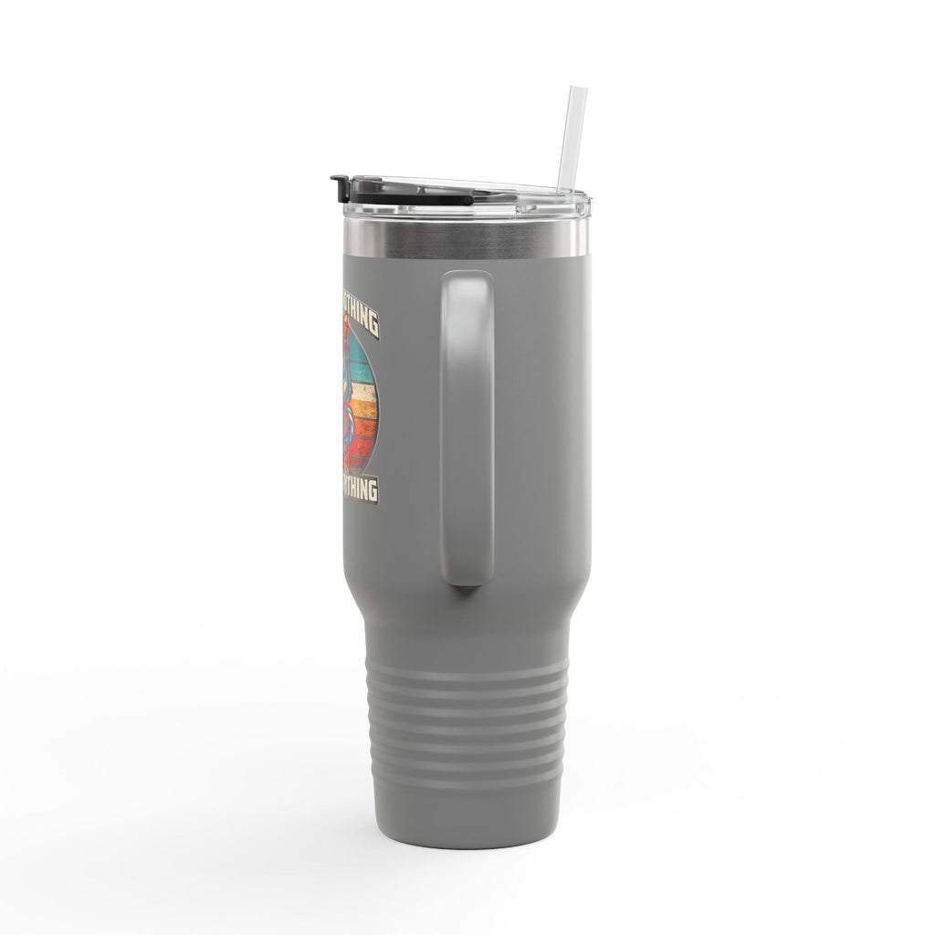 Alpha of Nothing, King of Everything 40oz Insulated Tumbler — Quietly Ascended