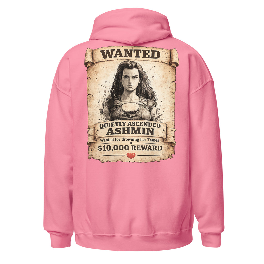 Quietly Ascended Ashmin Wanted Hoodie – Dadmin Approved