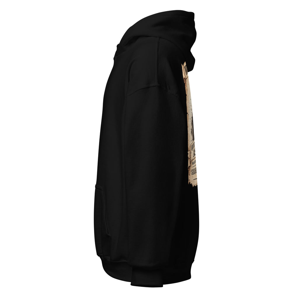 Quietly Ascended Ashmin Wanted Hoodie – Dadmin Approved