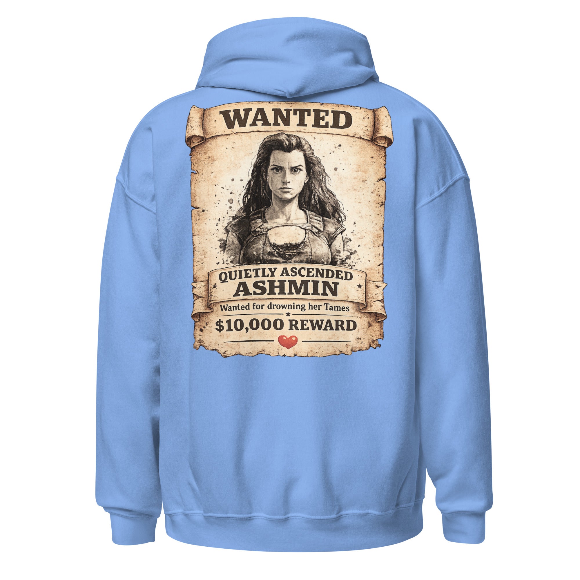 Quietly Ascended Ashmin Wanted Hoodie – Dadmin Approved
