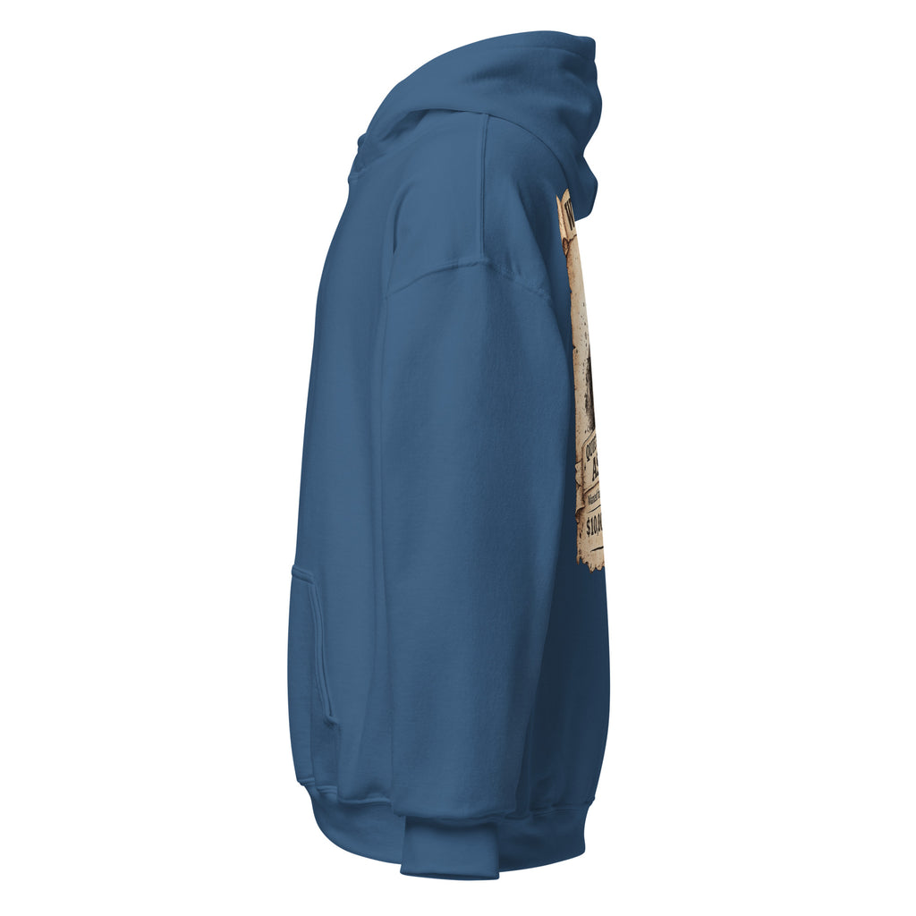 Quietly Ascended Ashmin Wanted Hoodie – Dadmin Approved