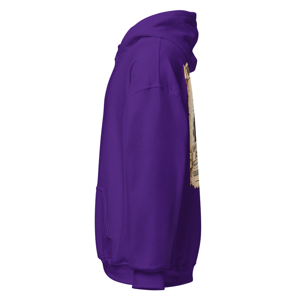 Quietly Ascended Ashmin Wanted Hoodie – Dadmin Approved