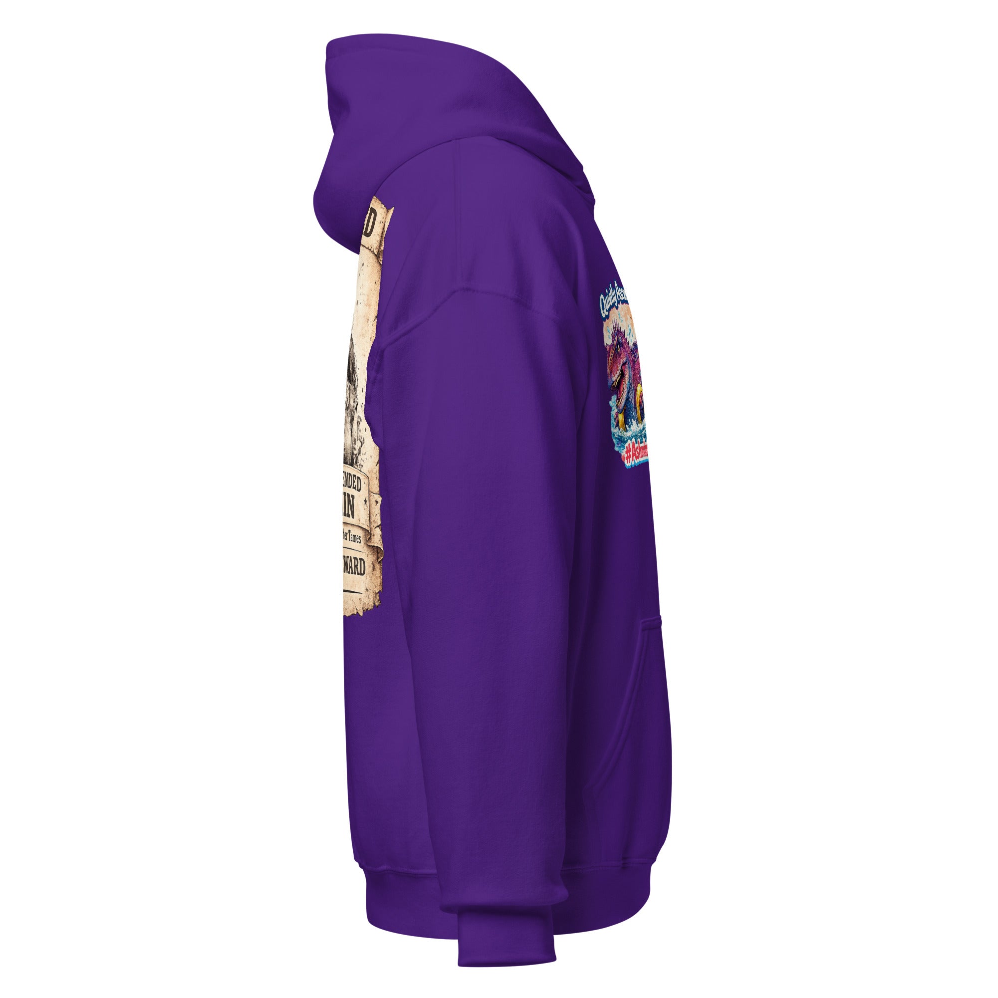 Quietly Ascended Ashmin Wanted Hoodie – Dadmin Approved