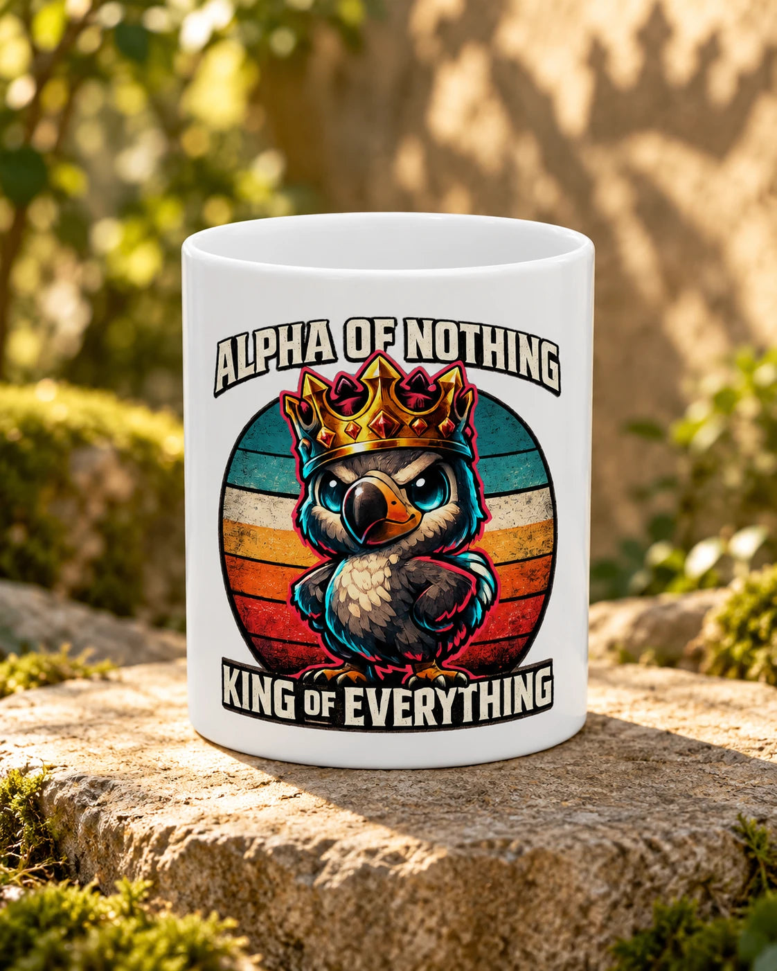 Alpha of Nothing, King of Everything Mug