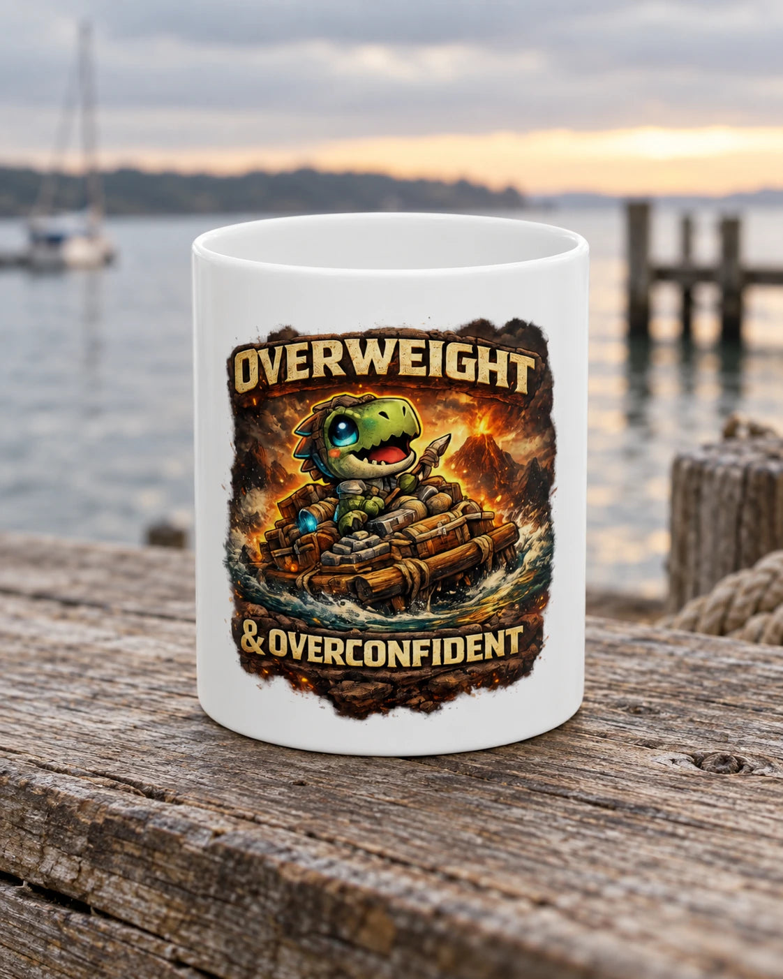Overweight & Overconfident Mug
