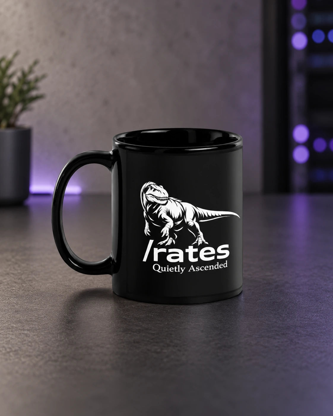 /rates Black Mug