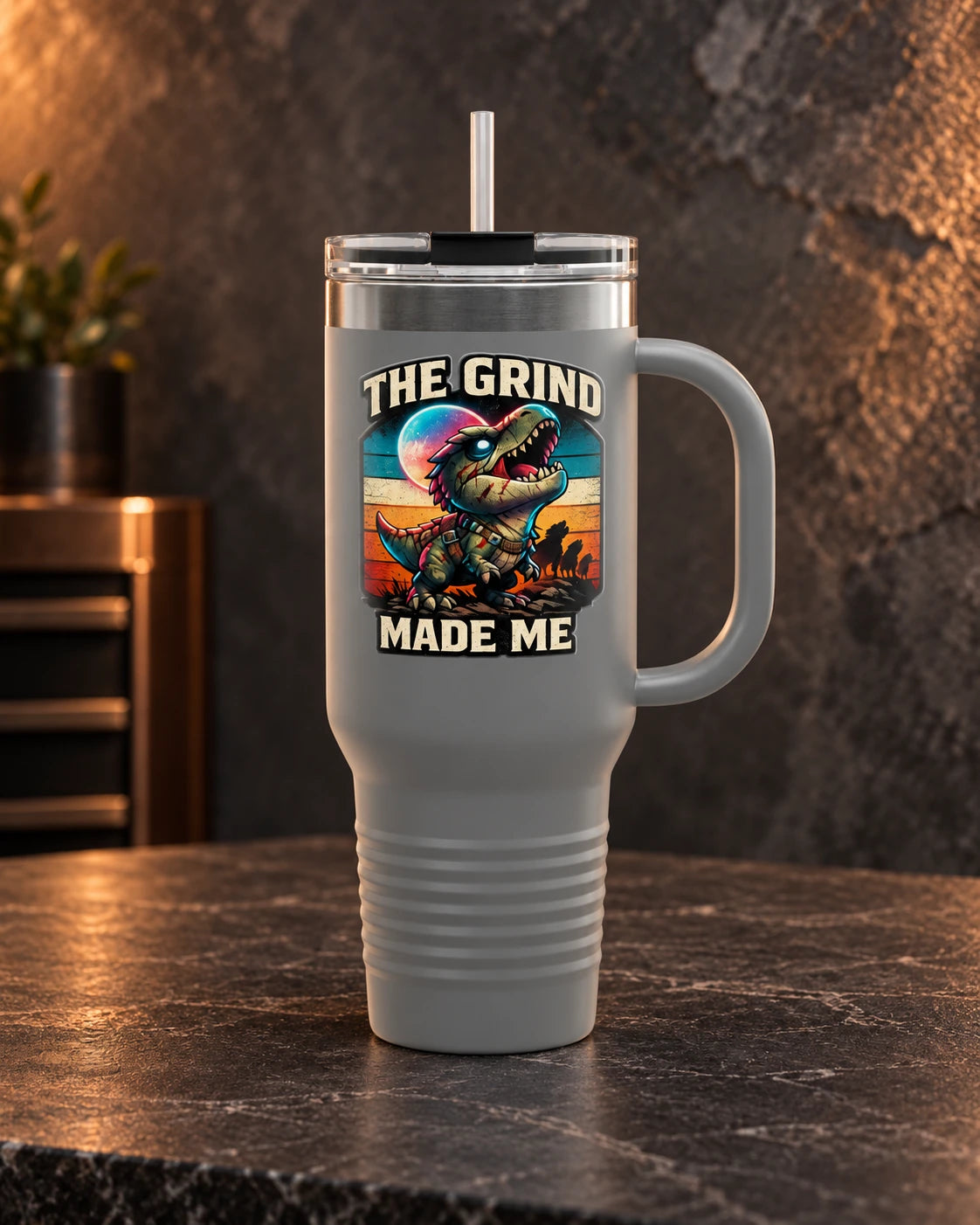 The Grind Made Me 40 oz Tumbler