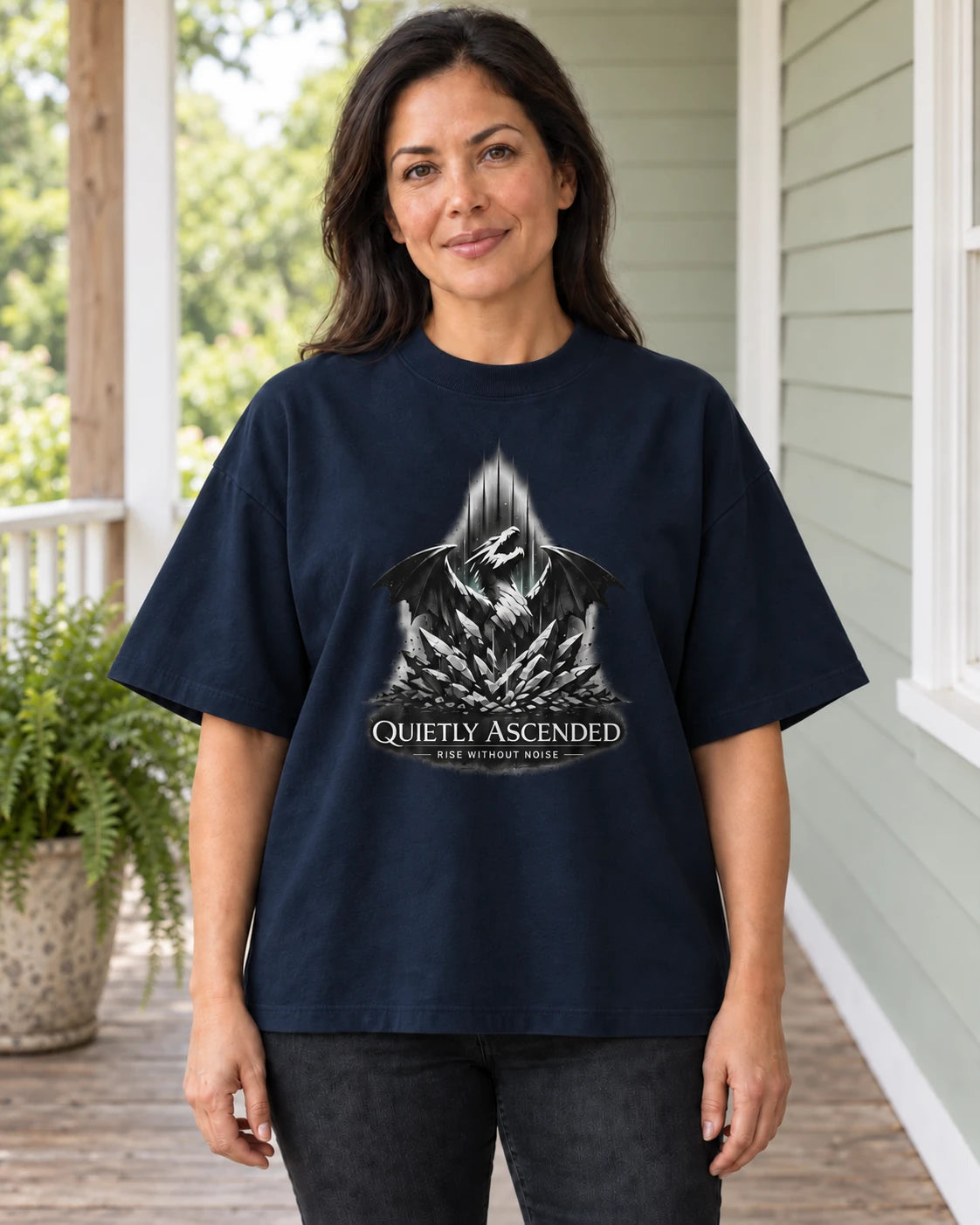 Rise Without Noise Oversized Tee