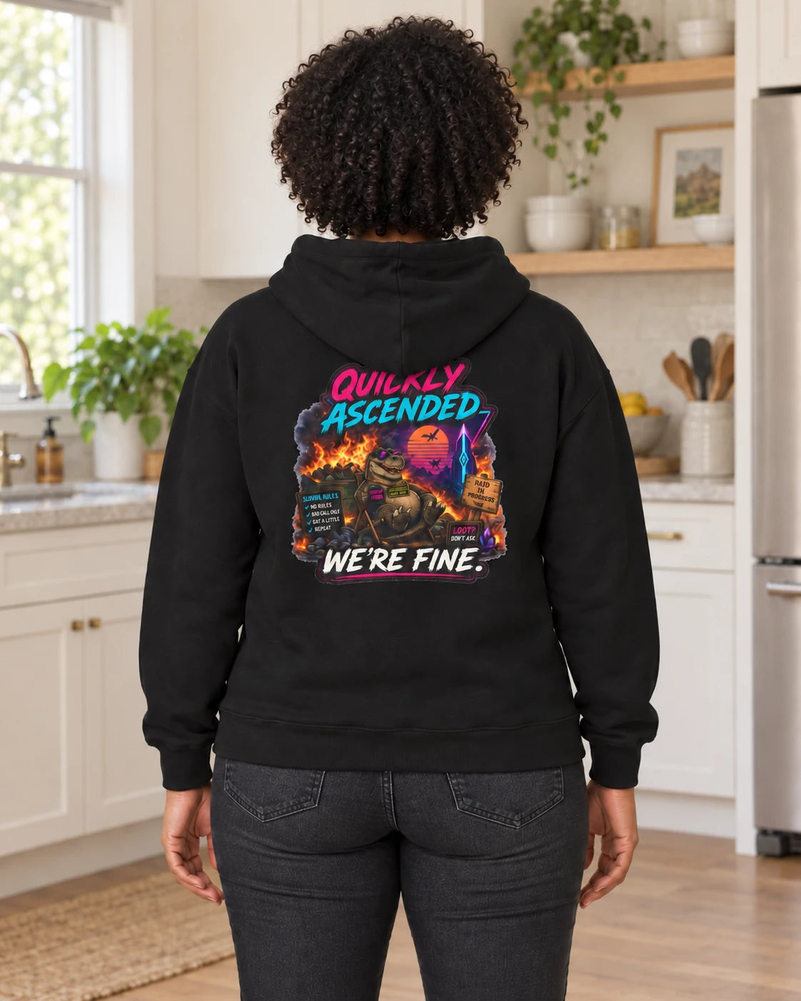 We're Fine Hoodie