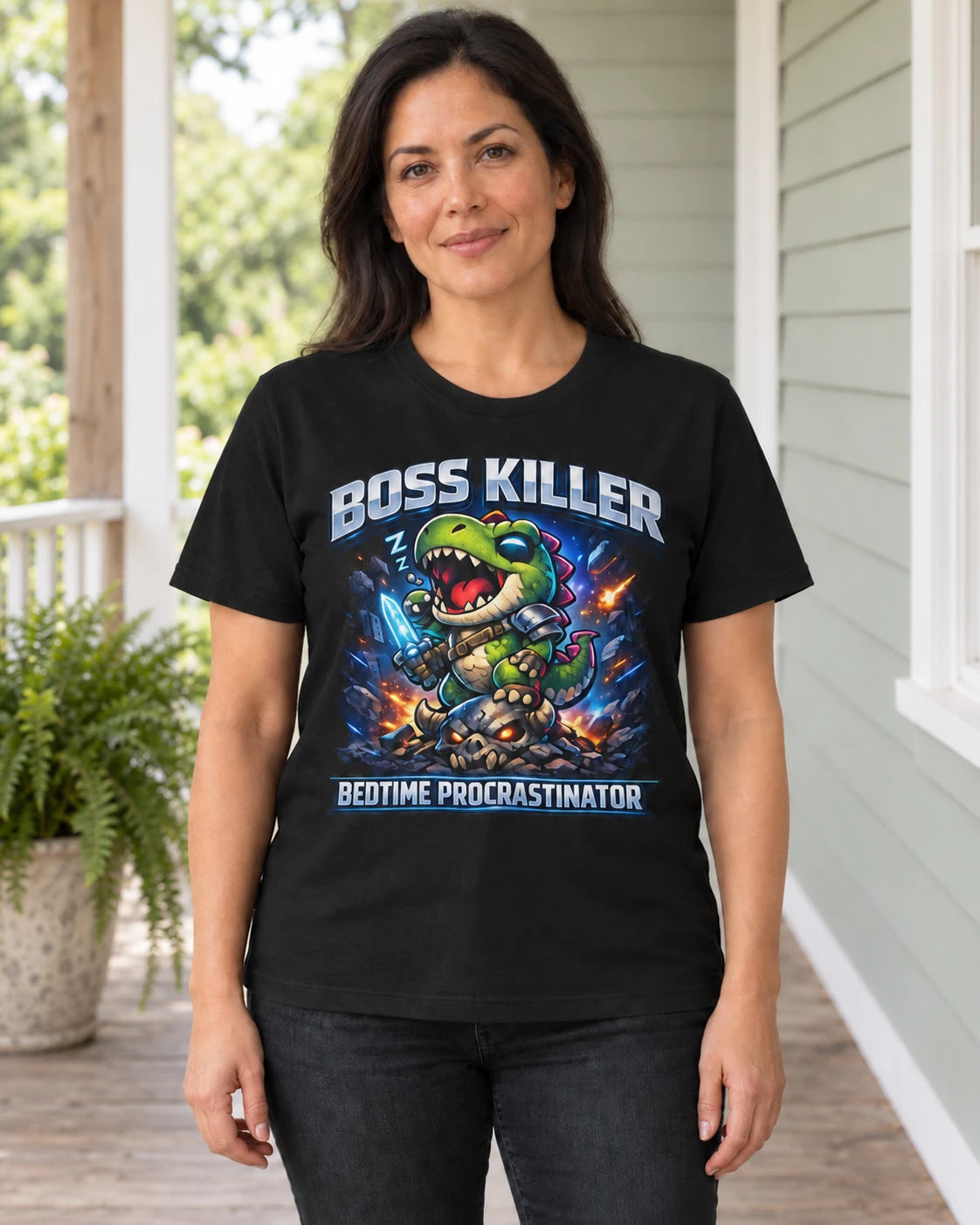 Boss Killer, Bedtime Procrastinator Tee (Battlefield)