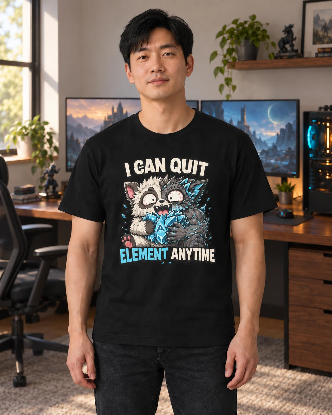 I Can Quit Element Anytime Tee
