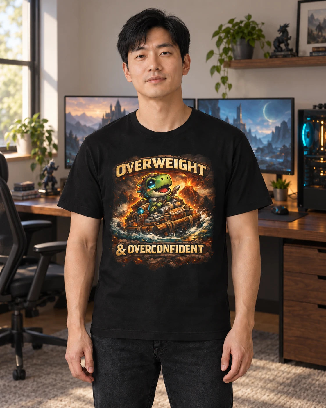 Overweight & Overconfident Tee