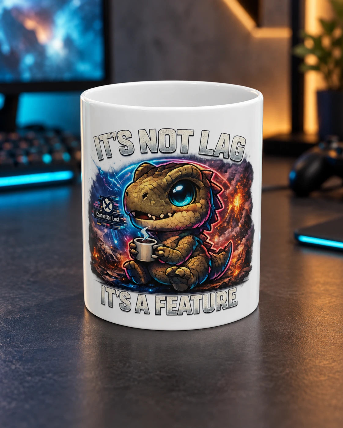 It's Not Lag, It's a Feature Mug